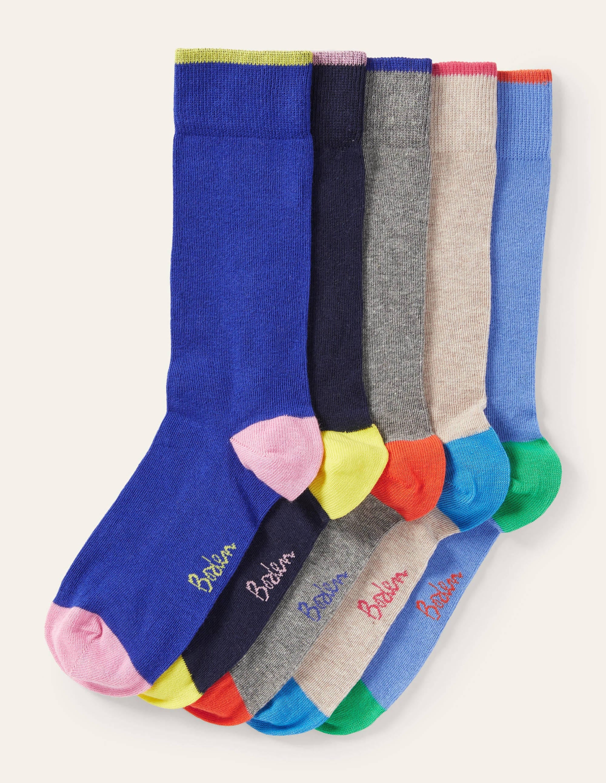 5 Pack Favourite Socks-Brights Multi Pack