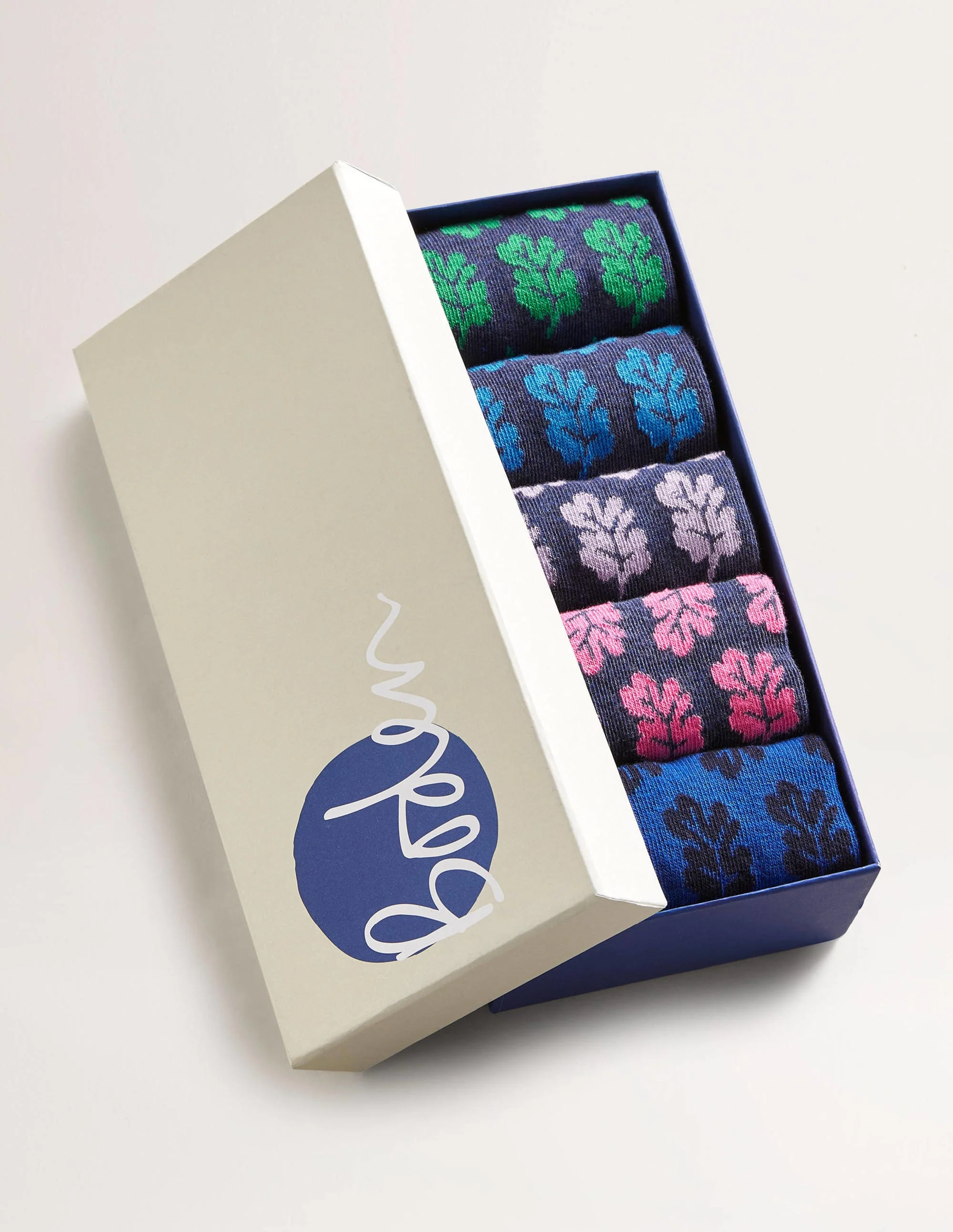5 Pack Favourite Socks-Oak Leaf - Image 2
