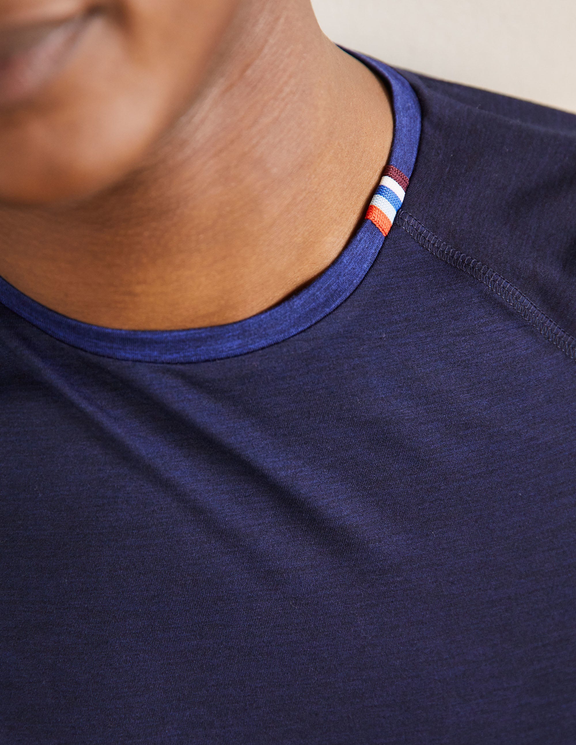 Active Long Sleeve Top-Space Blue Colour block - Image 2