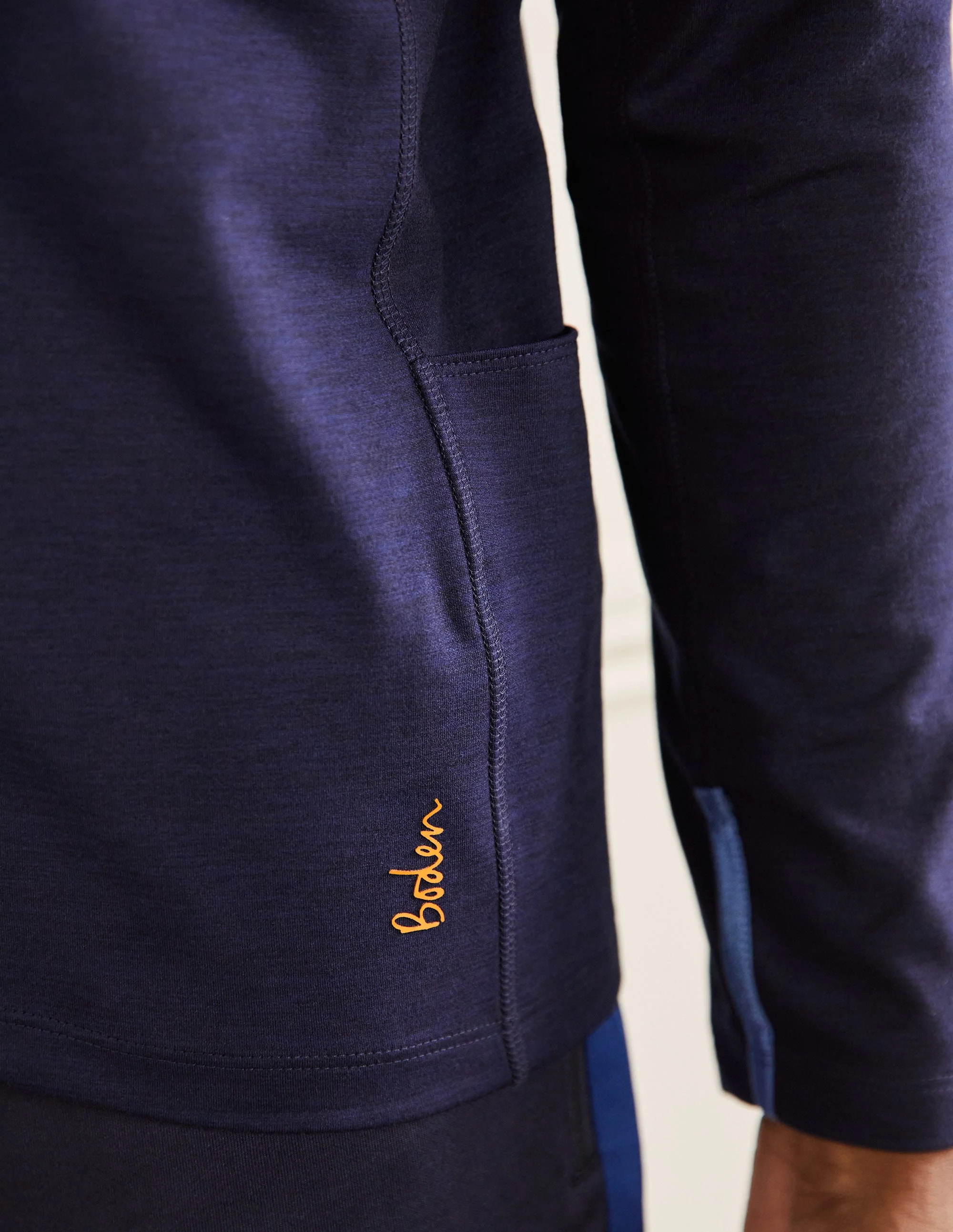 Active Long Sleeve Top-Space Blue Colour block - Image 5