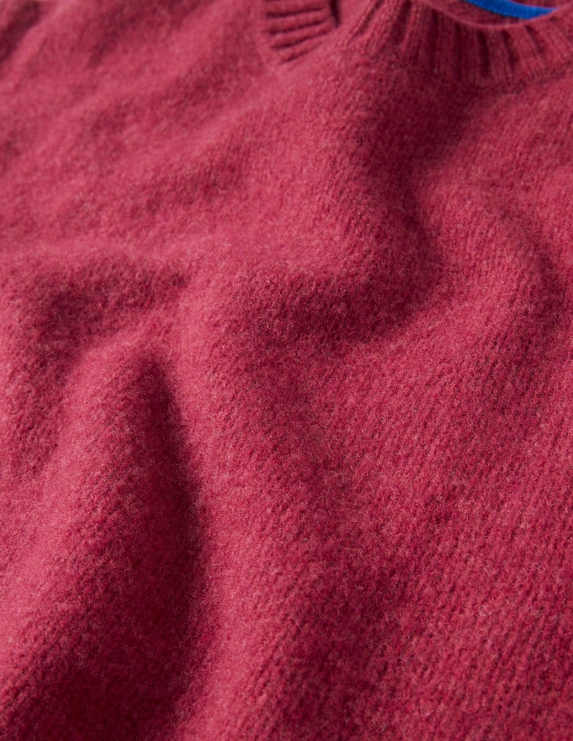 Aldgate Brushed Crew Neck-Coulis - Image 6