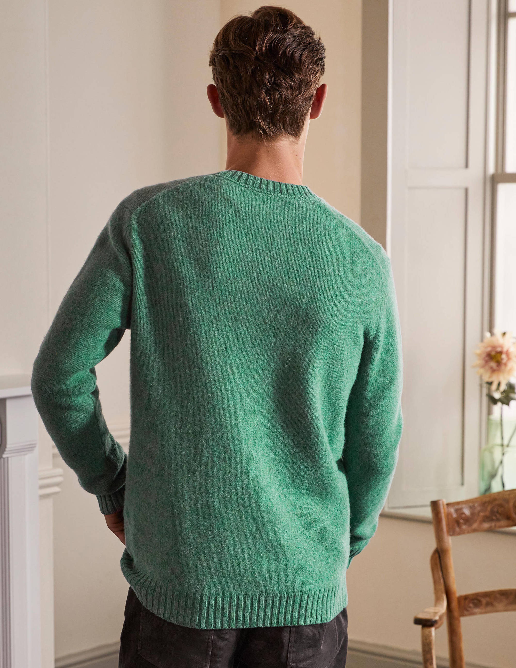 Aldgate Brushed Crew Neck-Seaport - Image 3