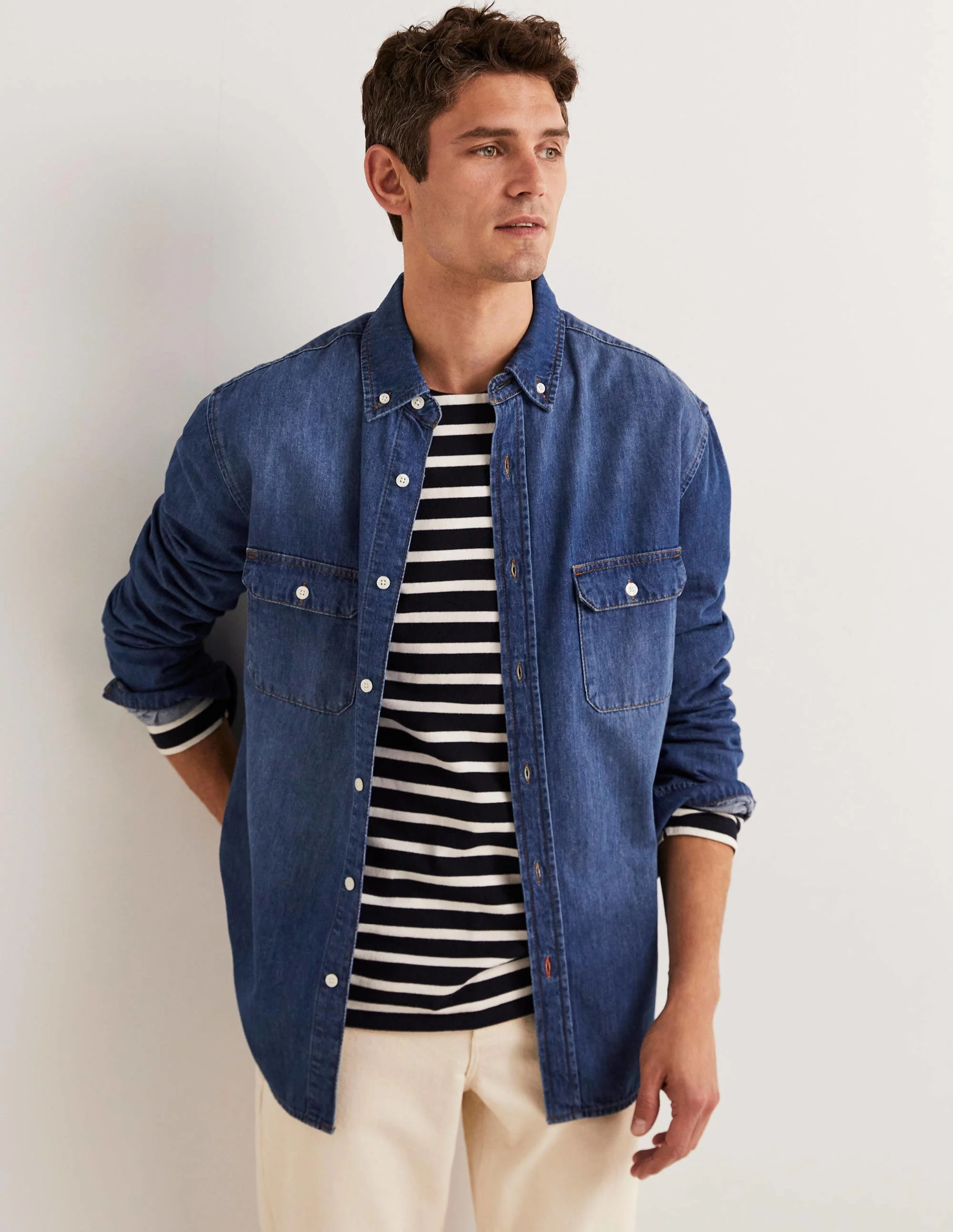 Authentic Denim Shirt-Denim - Image 8