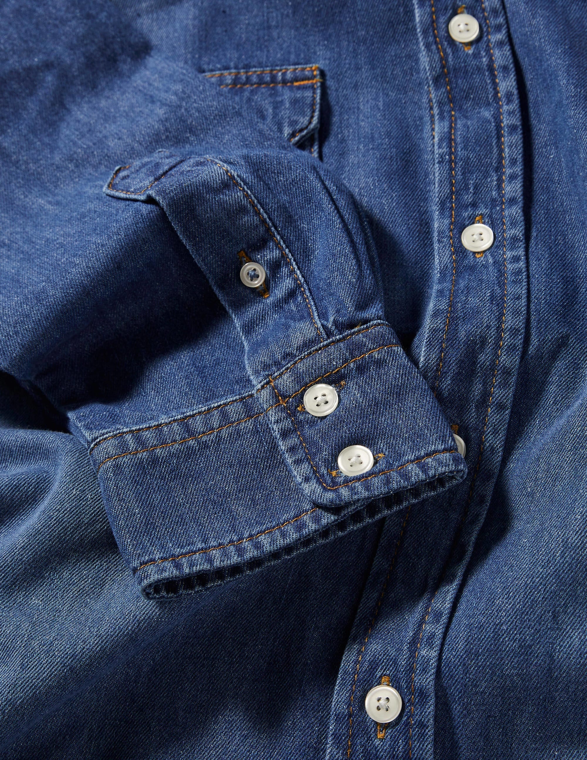 Authentic Denim Shirt-Denim - Image 9