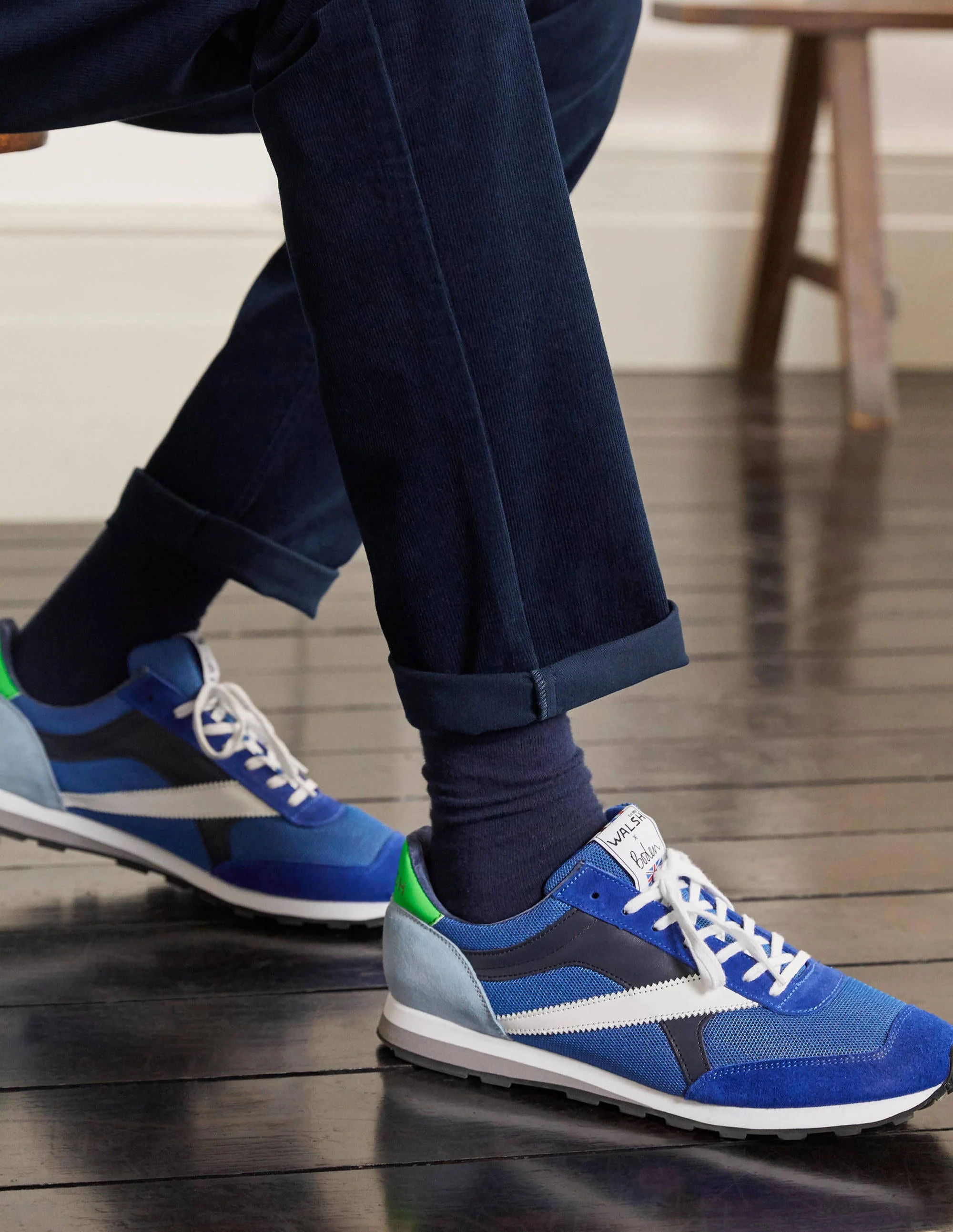 Belvedere Cord Pants-Light Navy - Image 5