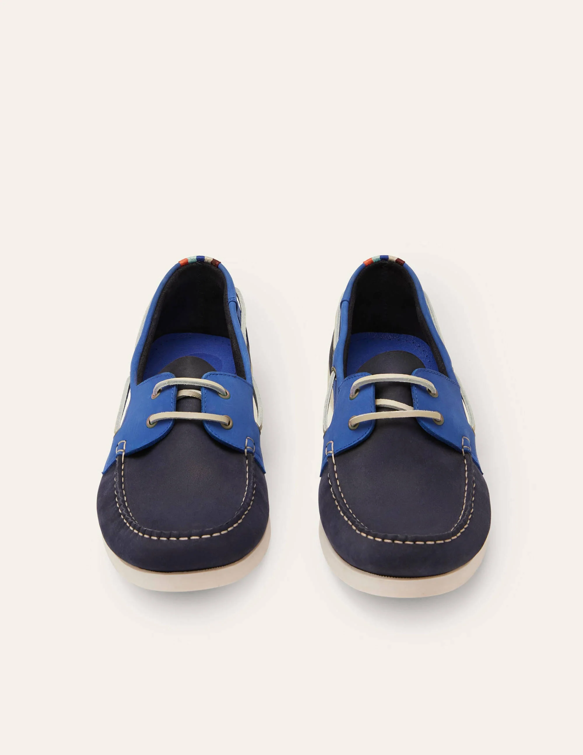 Boat Shoes-Blues Colourblock - Image 2