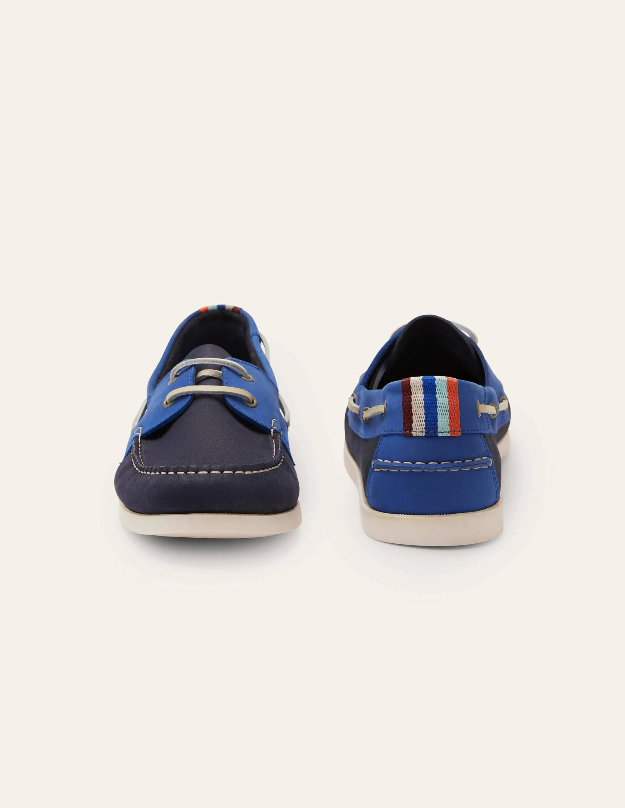 Boat Shoes-Blues Colourblock - Image 3