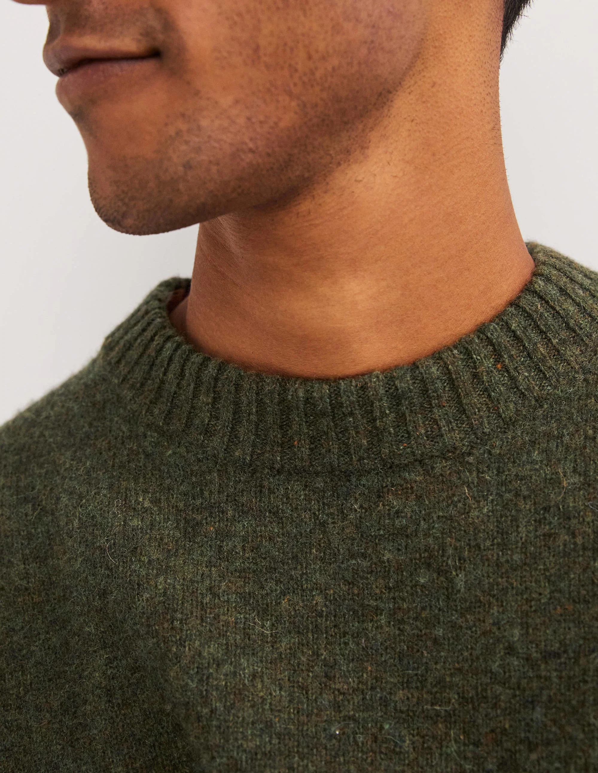 Brushed Lambswool Sweater-Multi Colourblock - Image 5