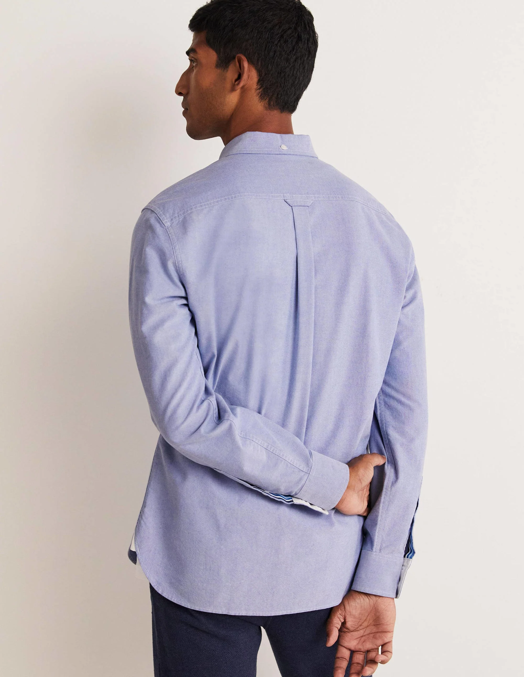 Button Down Oxford Shirt-Oxford Blue - Image 4