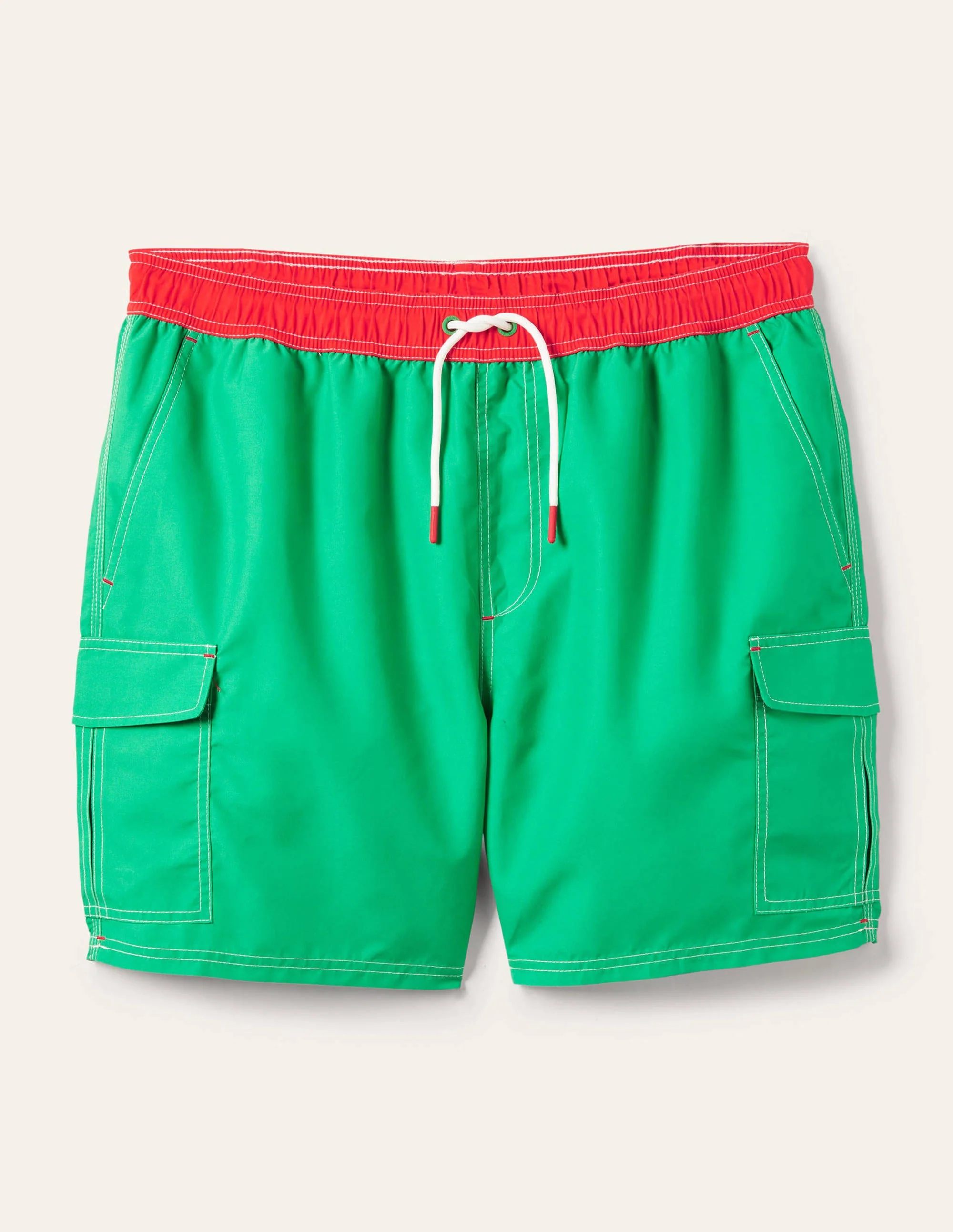 Cargo Swimshorts-Rich Emerald Green - Image 6