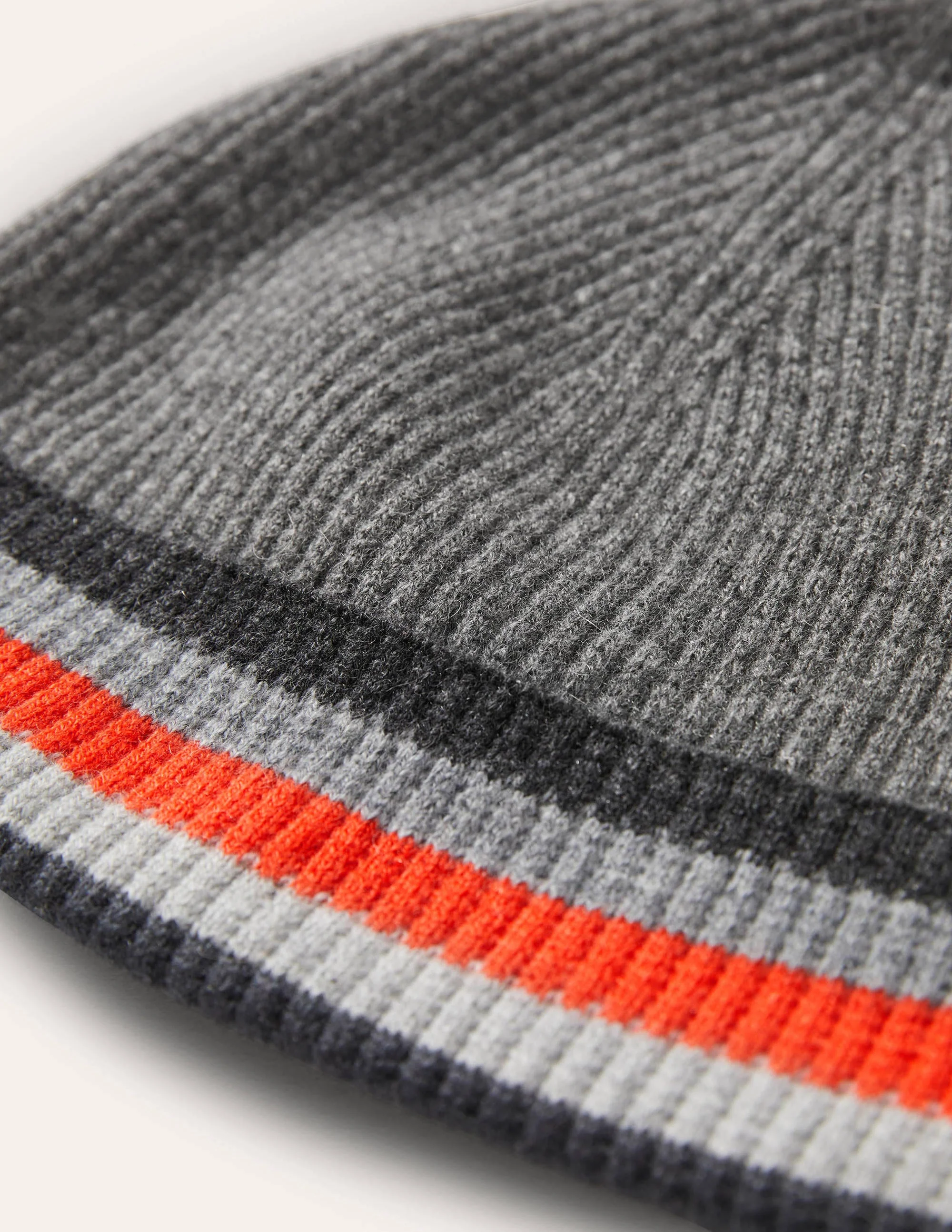 Cashmere Hat-Grey Stripe - Image 2