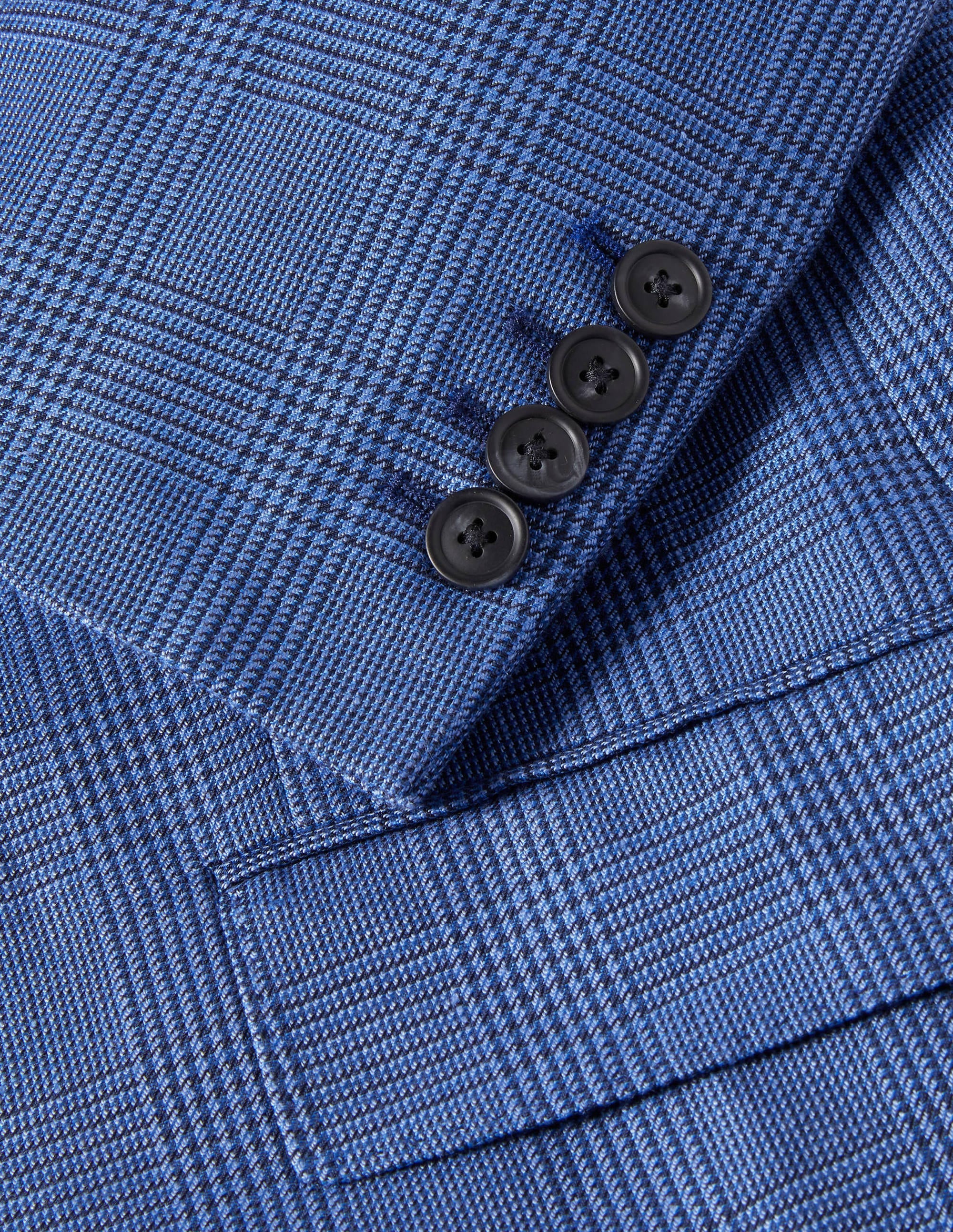 Cavenham Linen Blend Blazer-Blues POW - Image 6