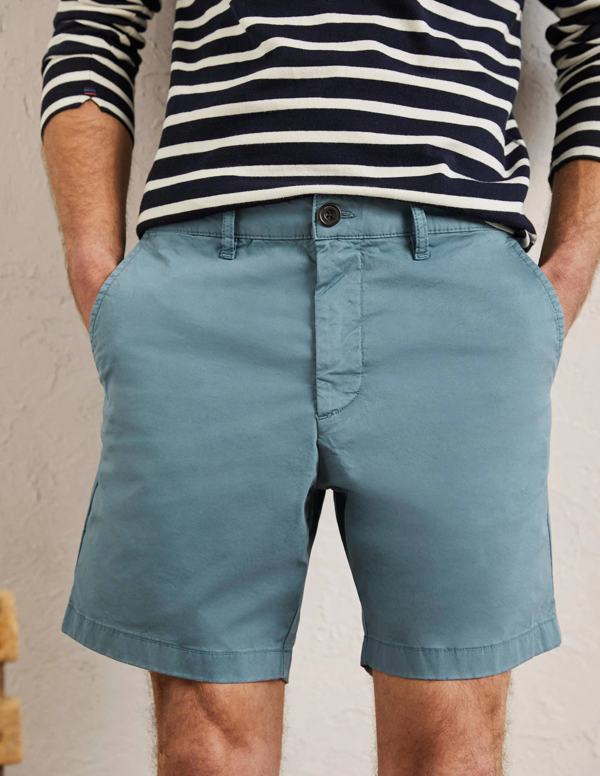 Chino Shorts-Aegean Blue - Image 4