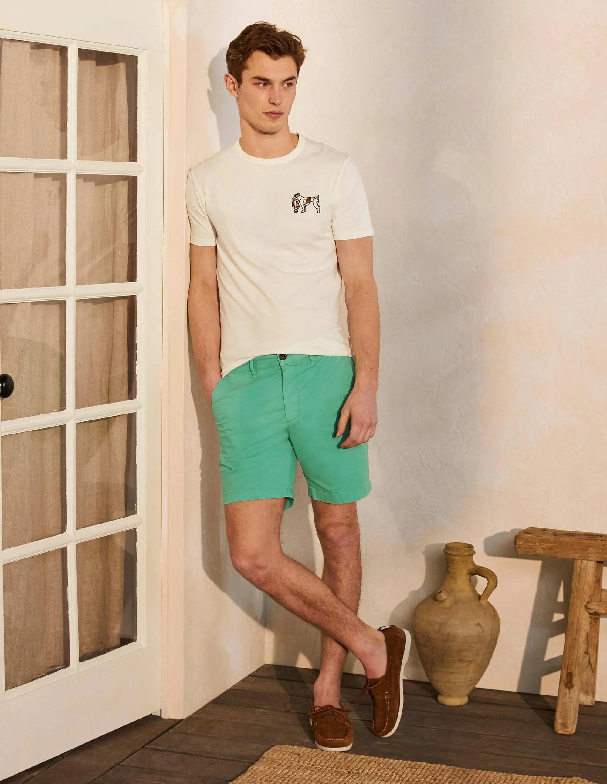 Chino Shorts-Asparagus - Image 2