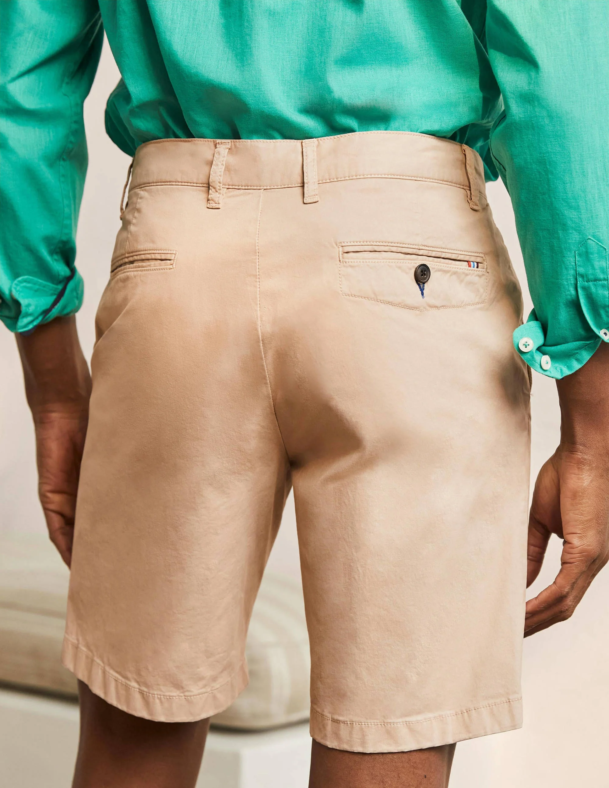 Chino Shorts-Stone - Image 3