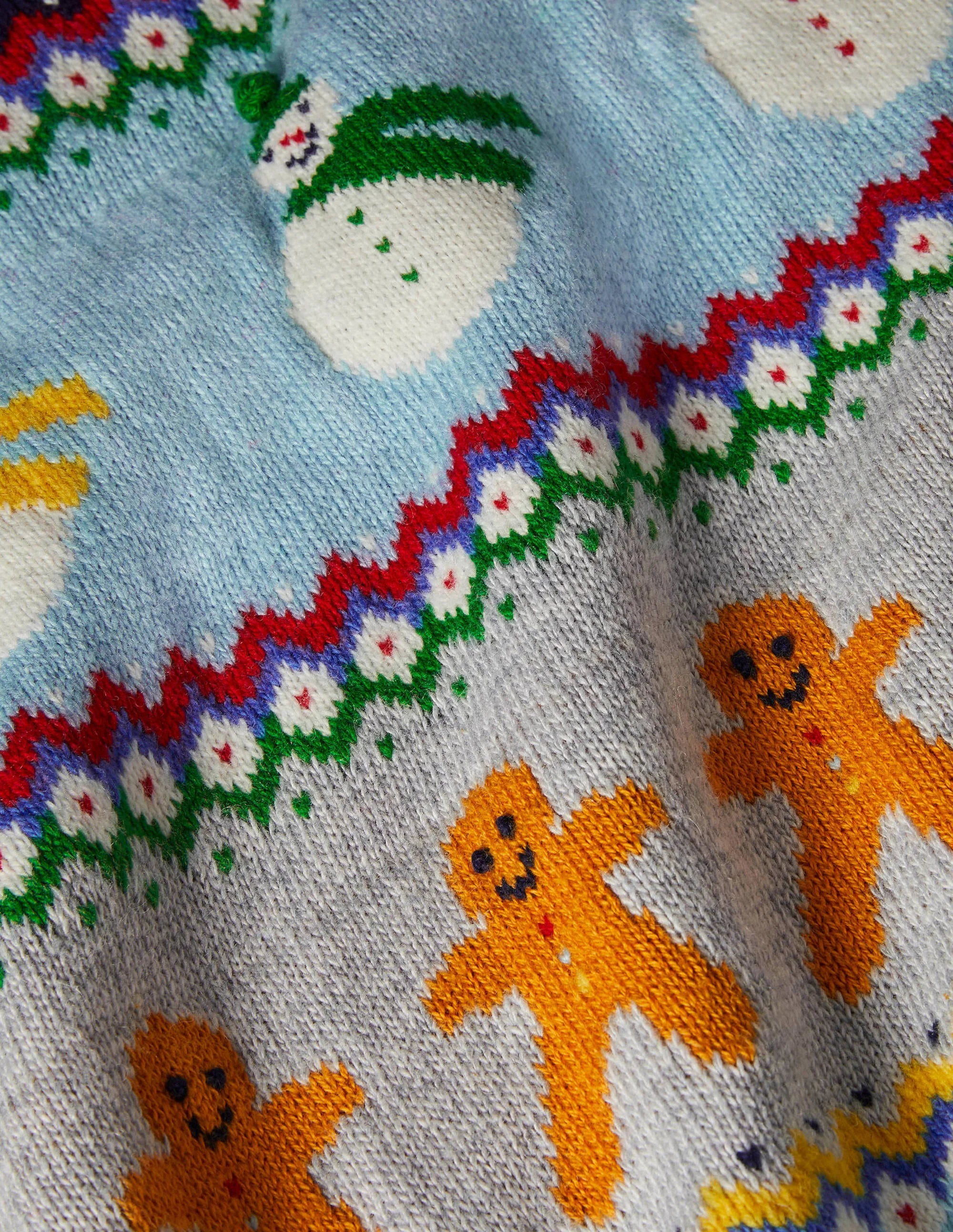 Christmas Crew Neck-Snowman Fairisle - Image 6