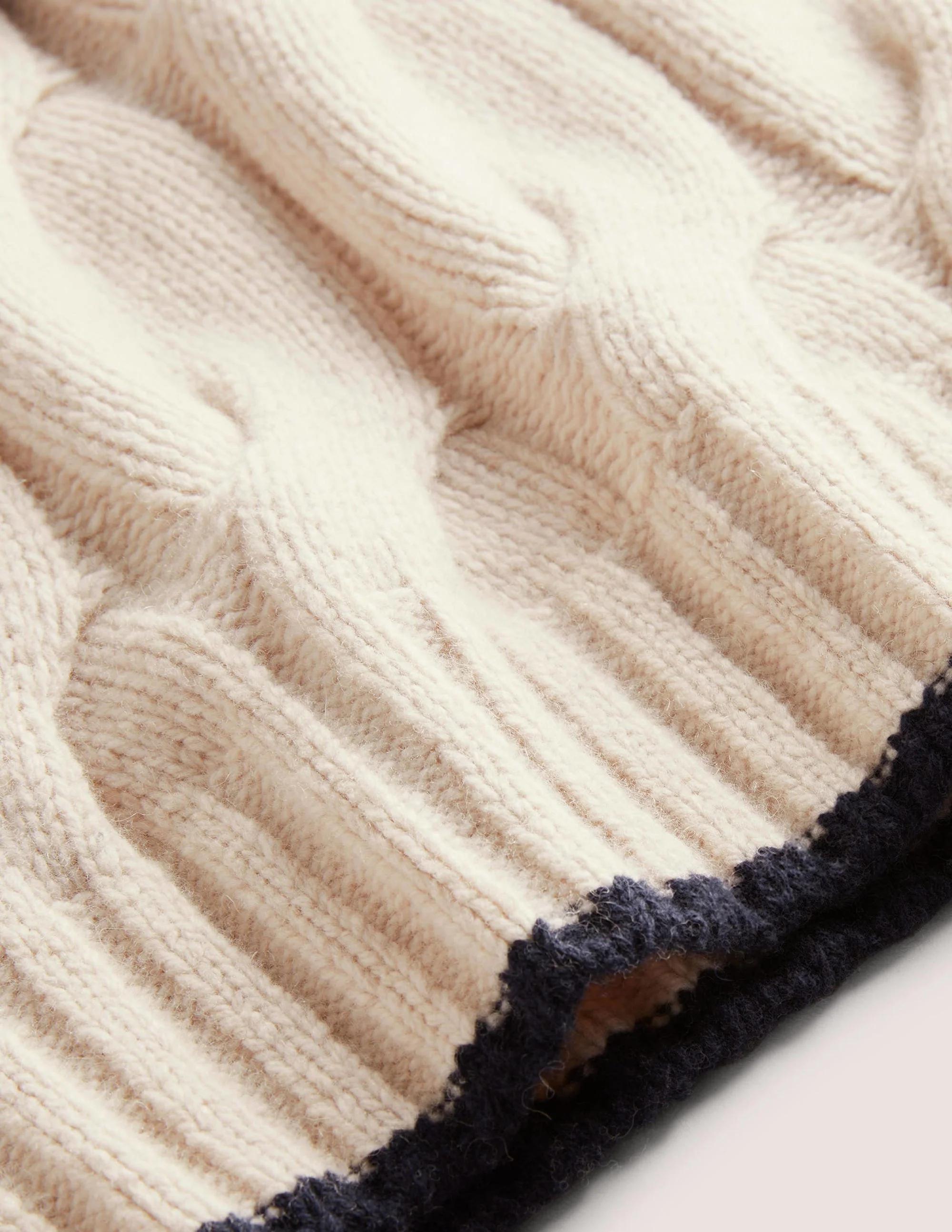 Chunky Cable Sweater-Ecru Cable - Image 7