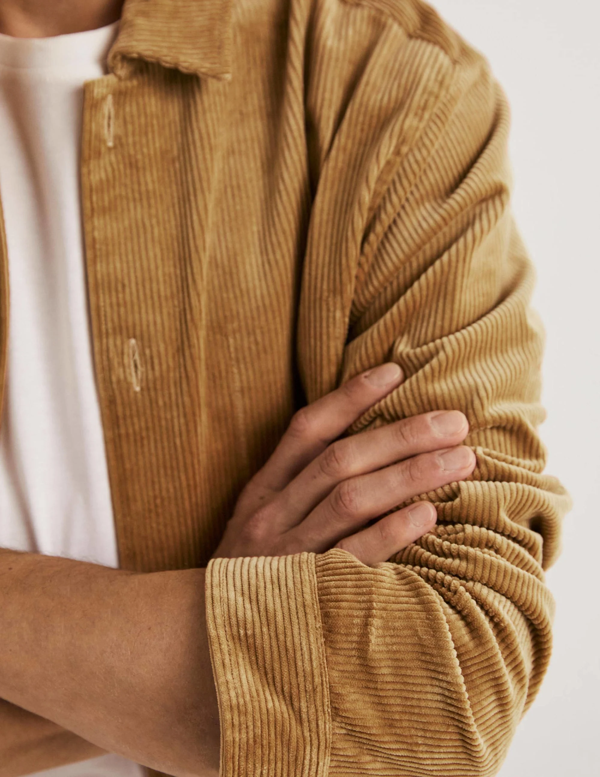 Chunky Cord Shacket-Sand - Image 5
