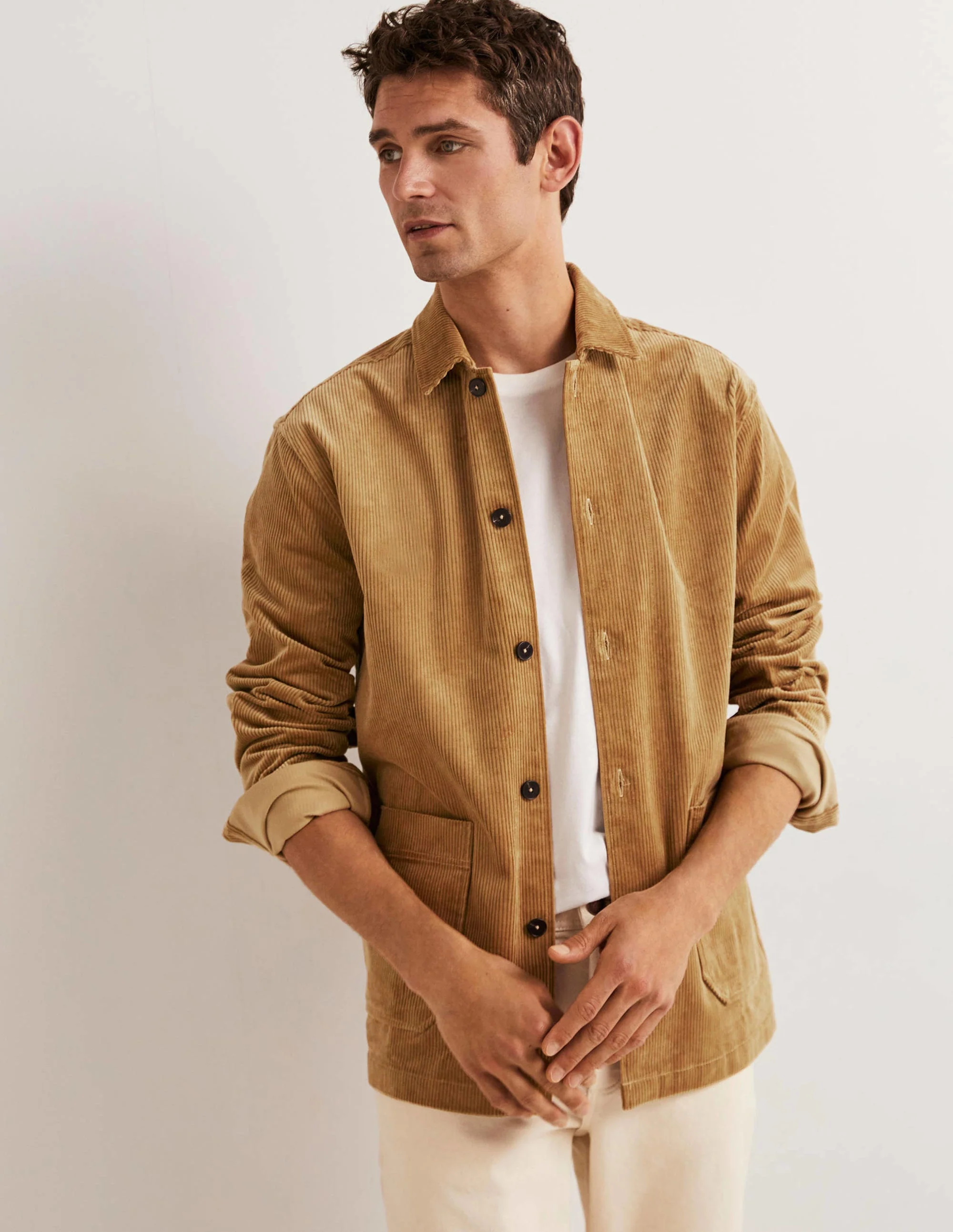 Chunky Cord Shacket-Sand - Image 6