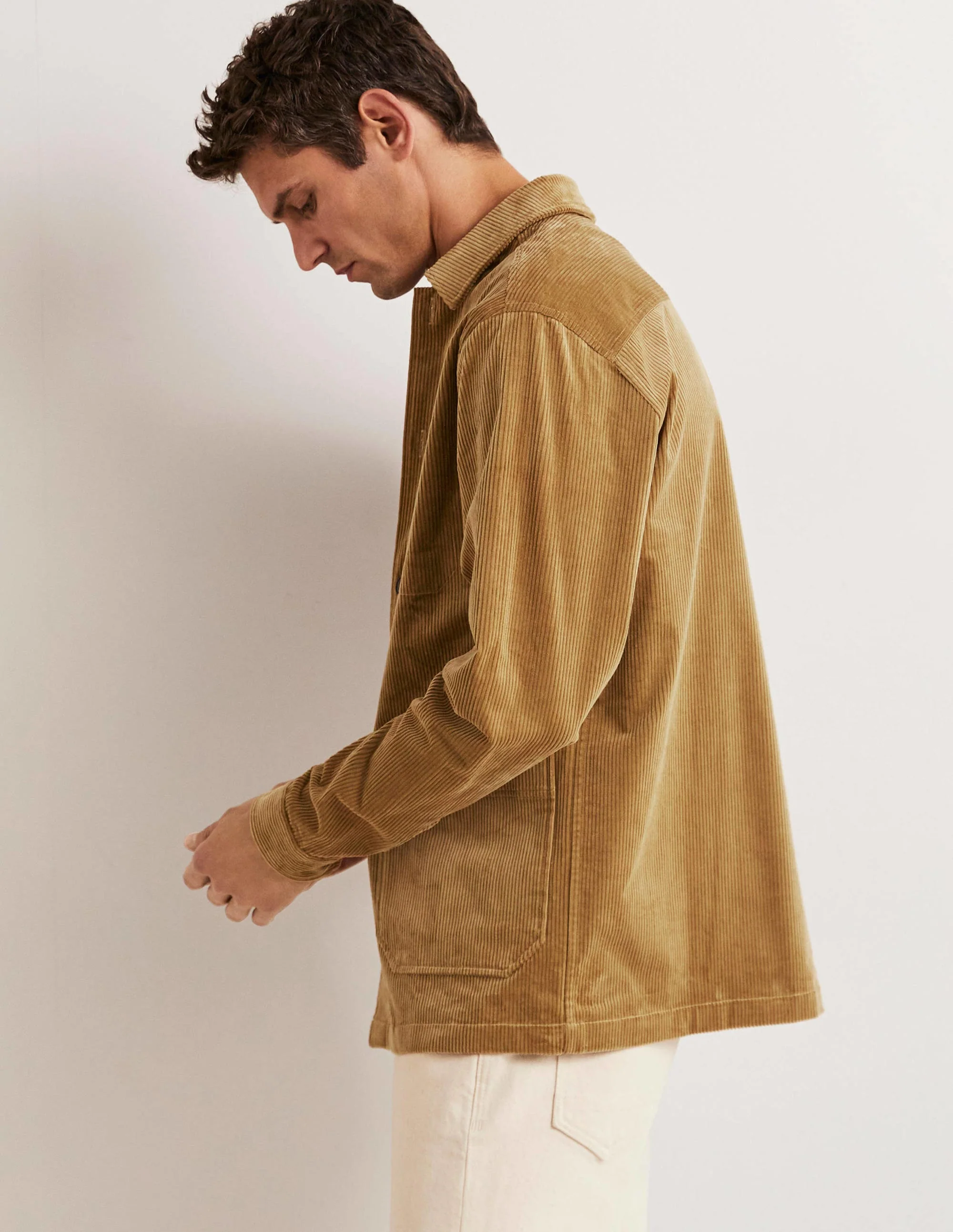 Chunky Cord Shacket-Sand - Image 9