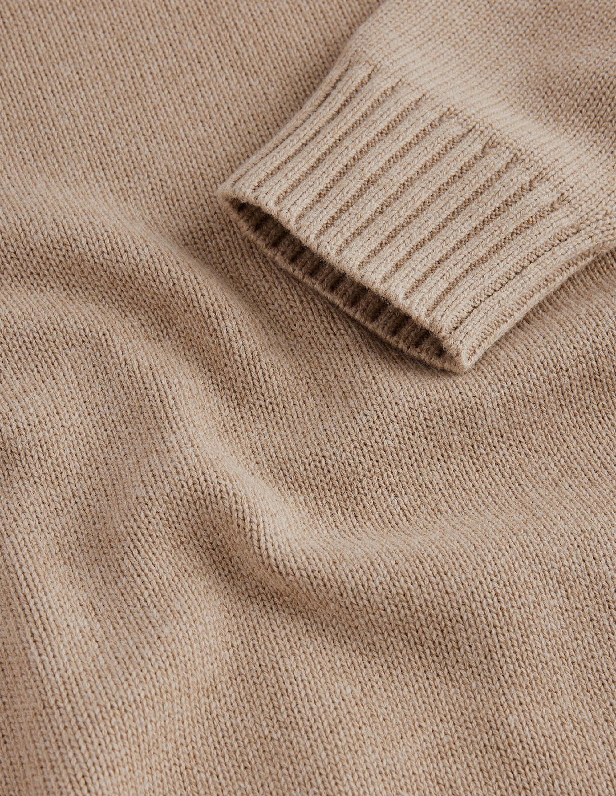 Chunky Cotton Cashmere Crew-Stone - Image 6