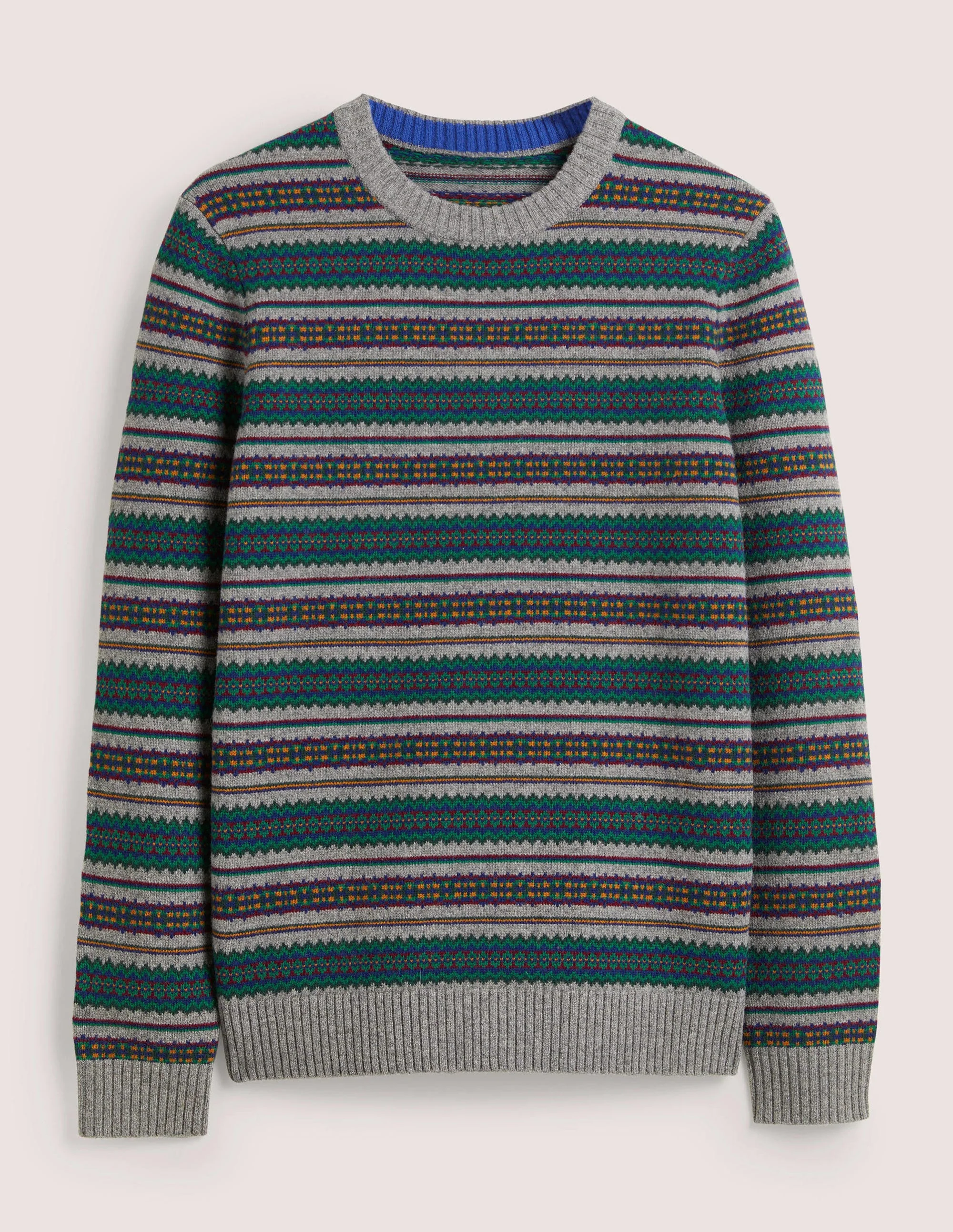 Chunky Wool Crew Neck-Fair Isle - Image 5