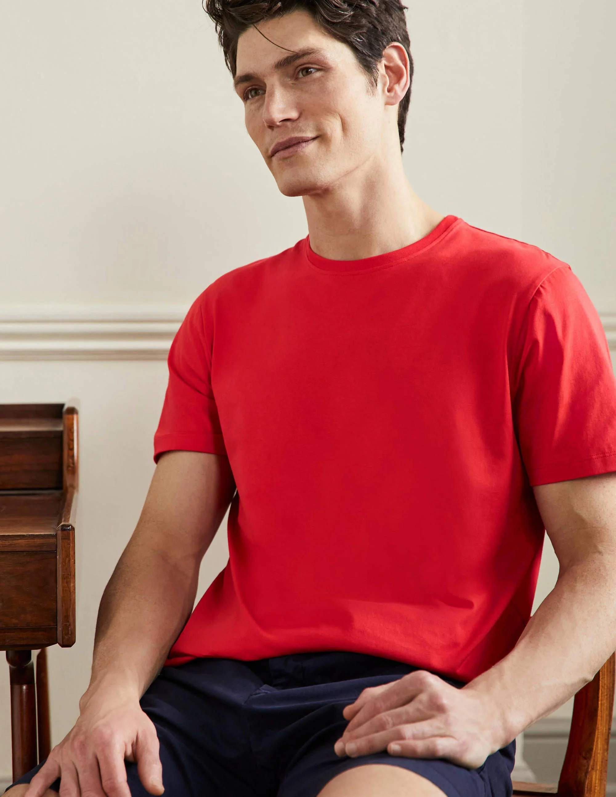 Classic Cotton T-shirt-Circus Red