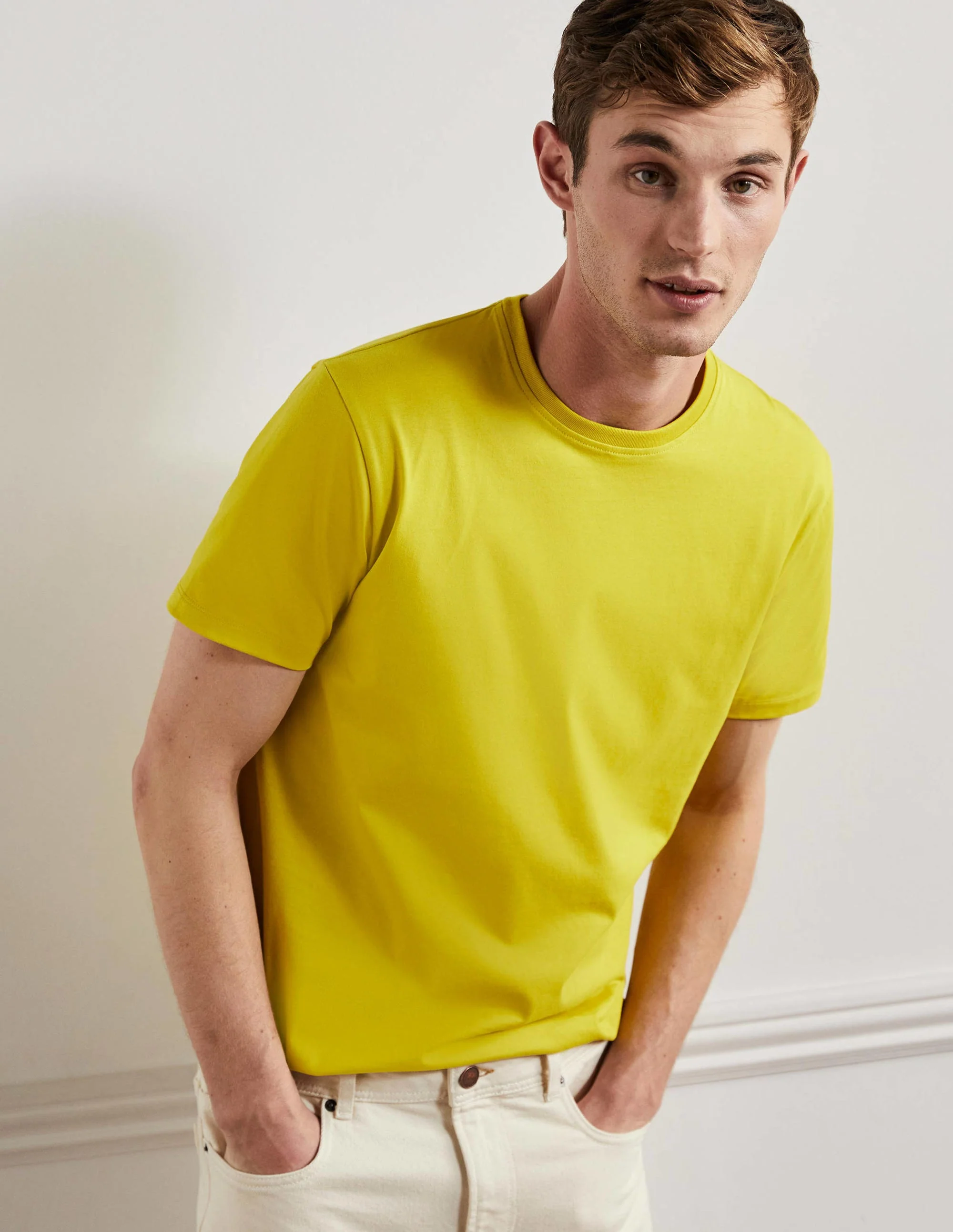 Classic Cotton T-shirt-Lime Tree - Image 4