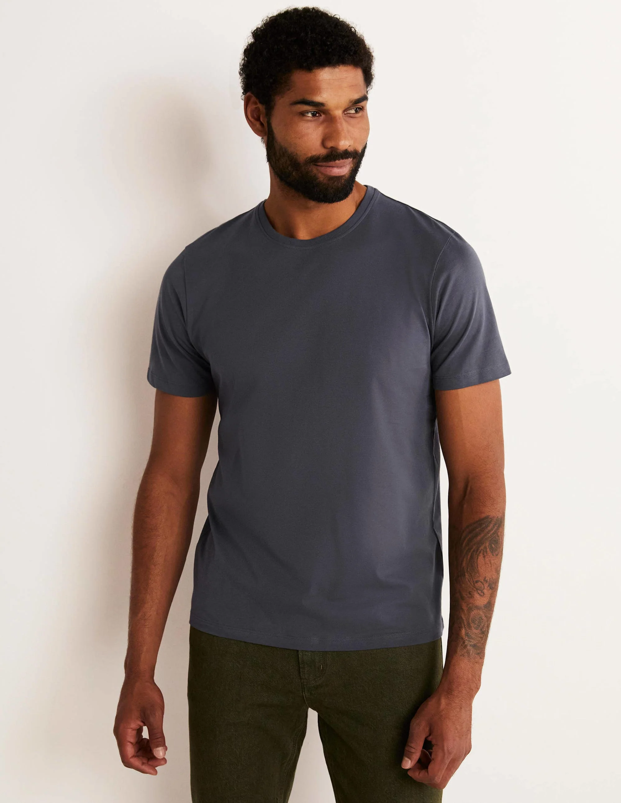 Classic Cotton T-shirt-London Grey