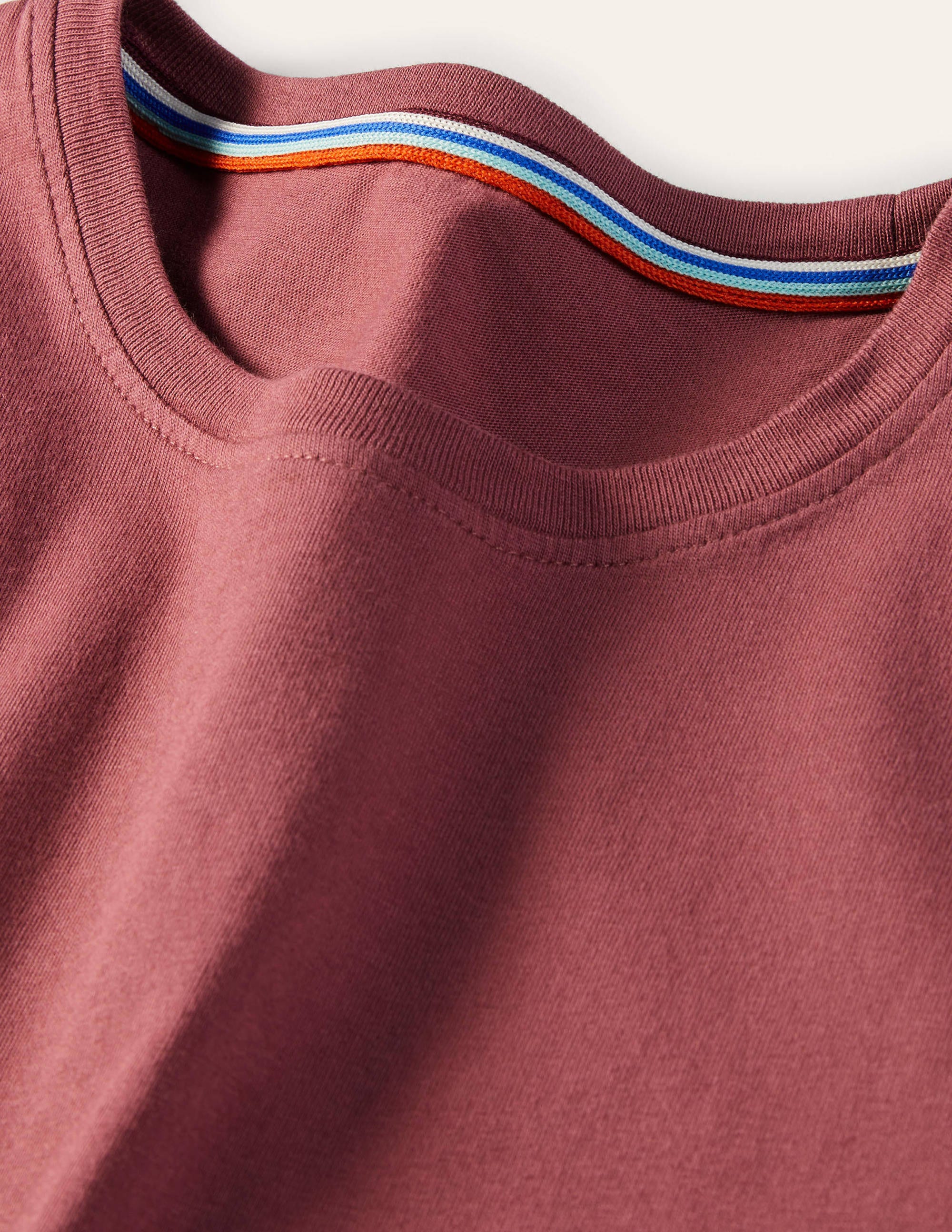 Classic Cotton T-shirt-Rosewood - Image 6