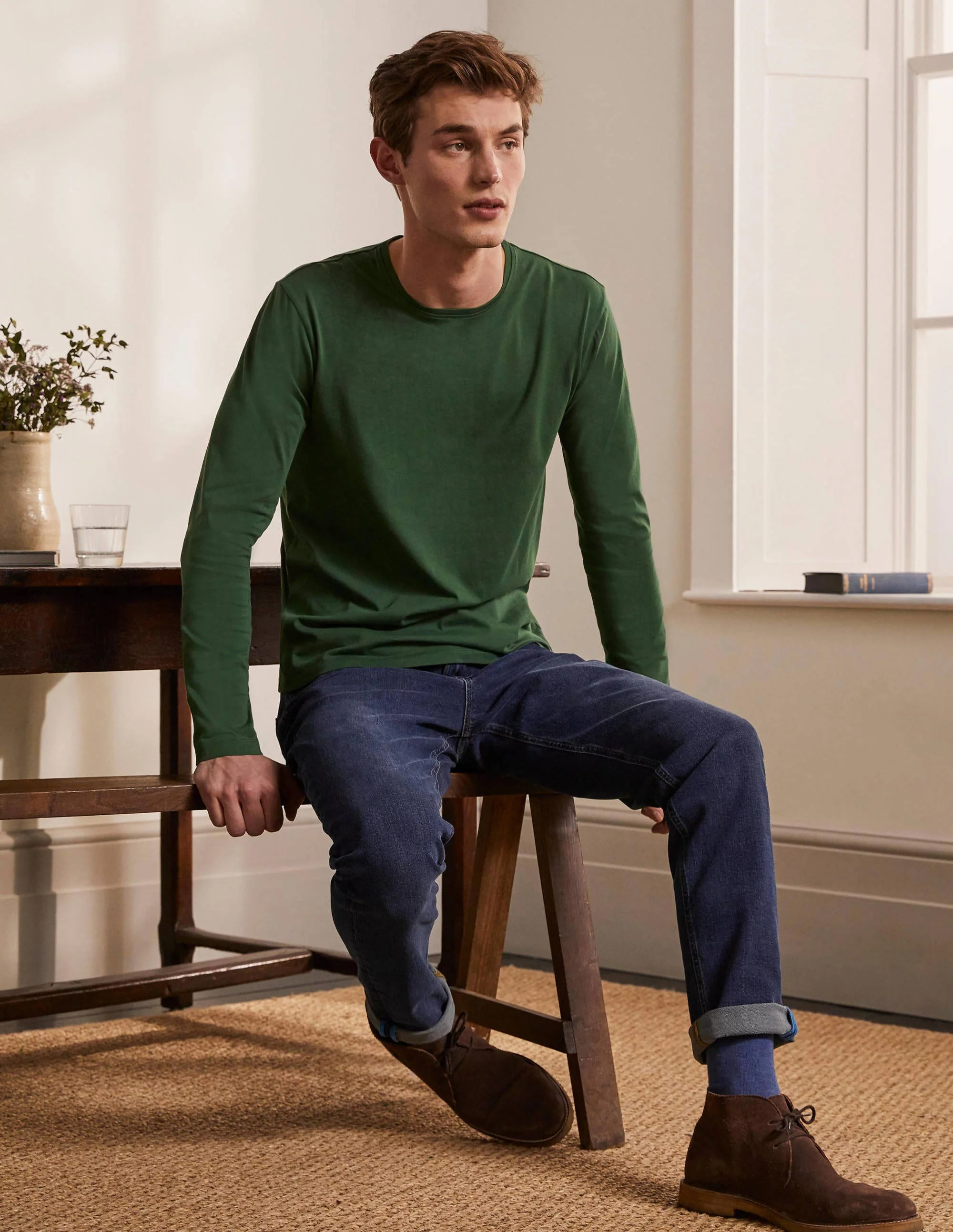 Classic Long-Sleeved T-shirt-Castleton - Image 2