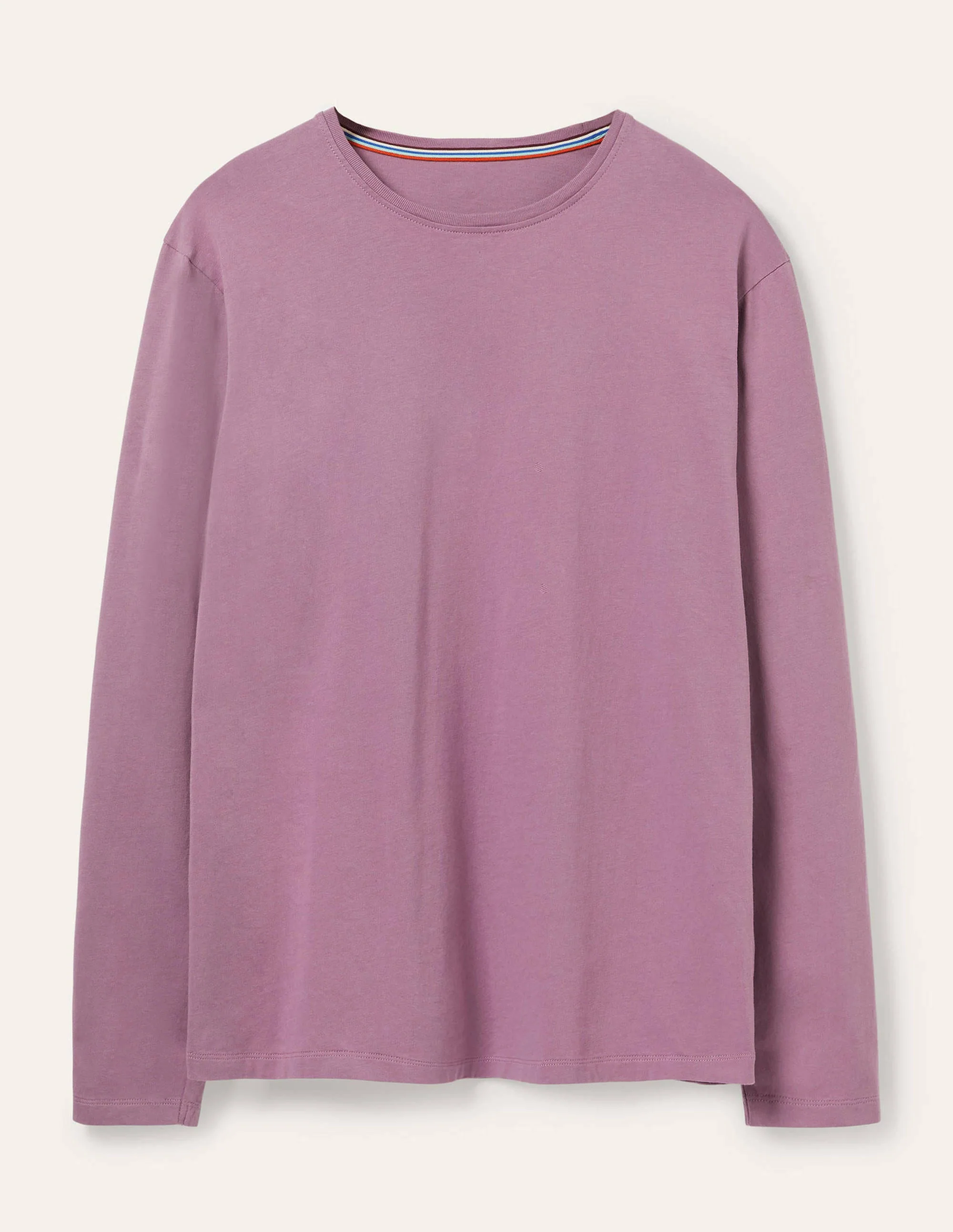 Classic Long-Sleeved T-shirt-Dusky Mauve - Image 5