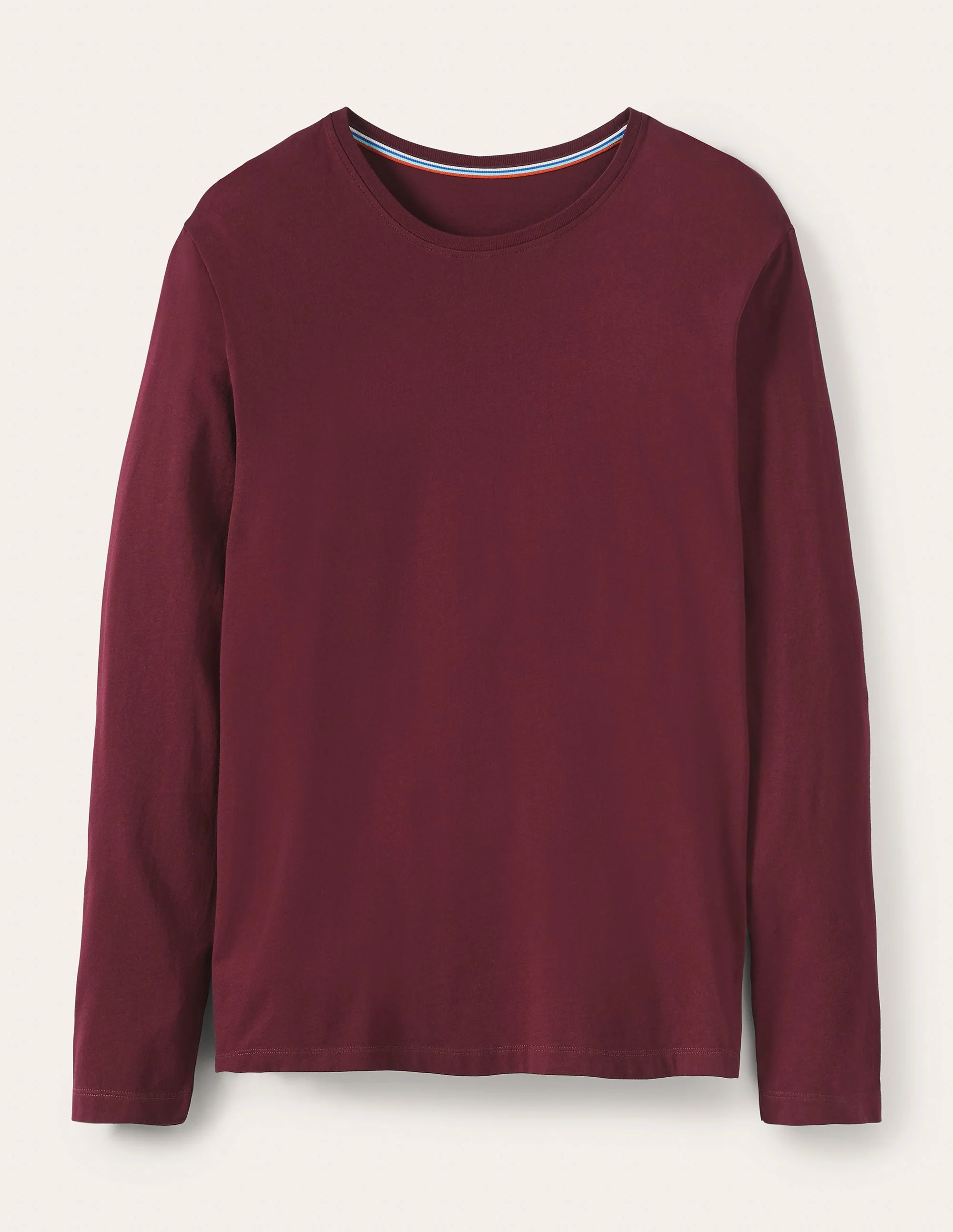 Classic Long-Sleeved T-shirt-Merlot Red - Image 5
