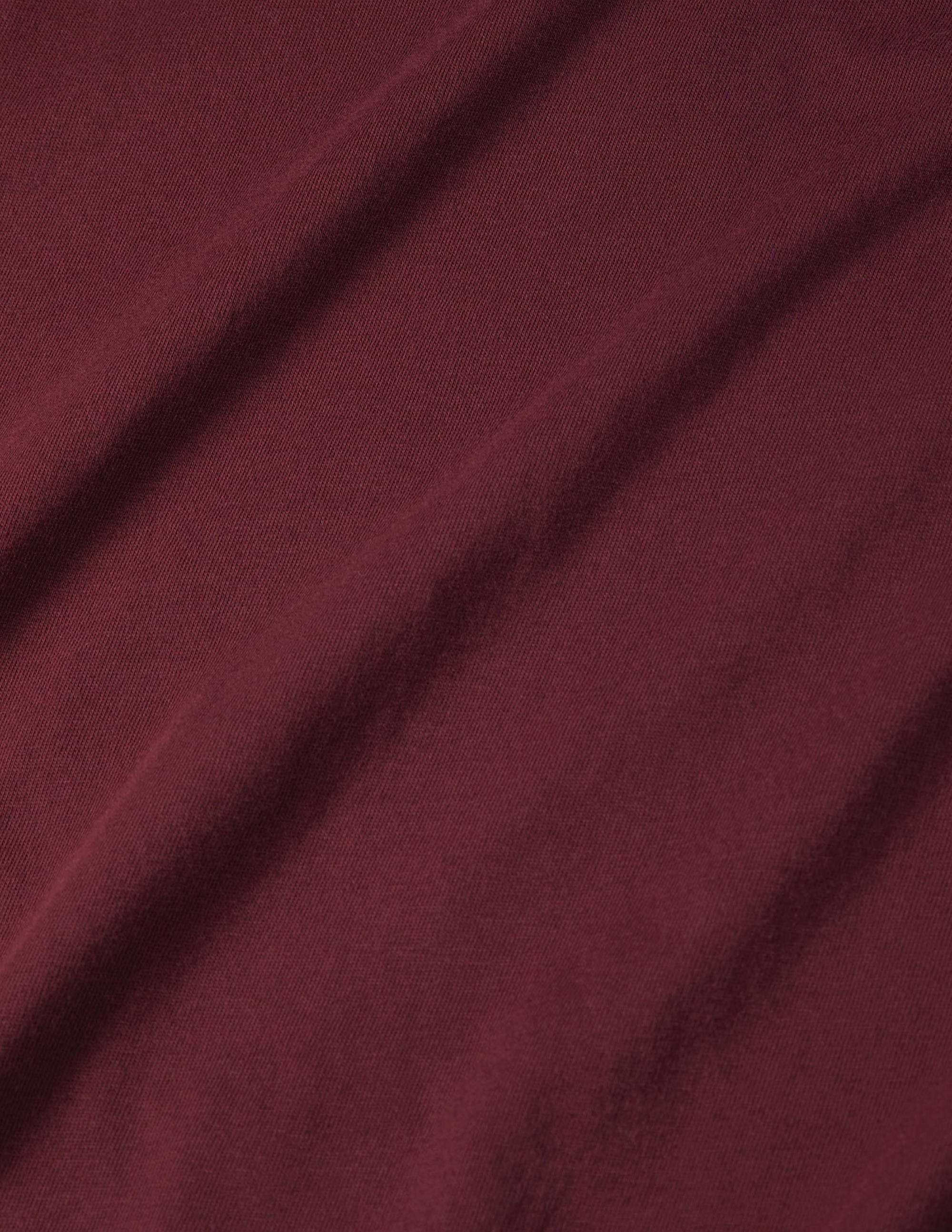 Classic Long-Sleeved T-shirt-Merlot Red - Image 6