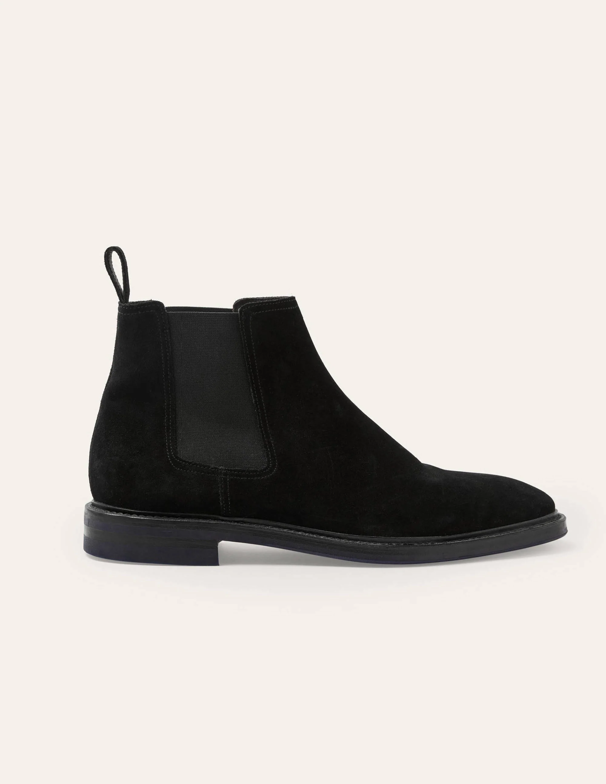 Corby Chelsea Boots-Black Suede