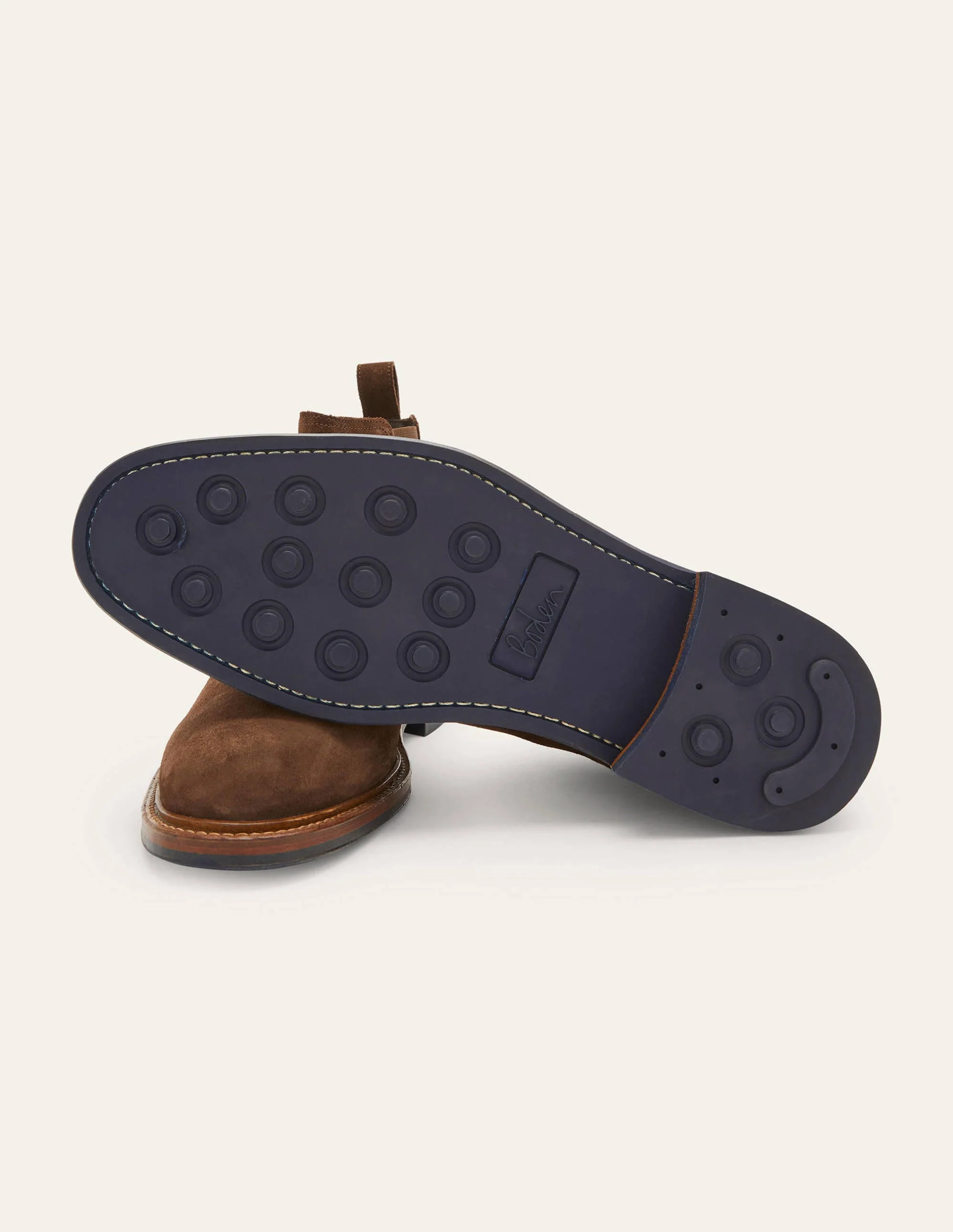 Corby Chelsea Boots-Chocolate Suede - Image 3