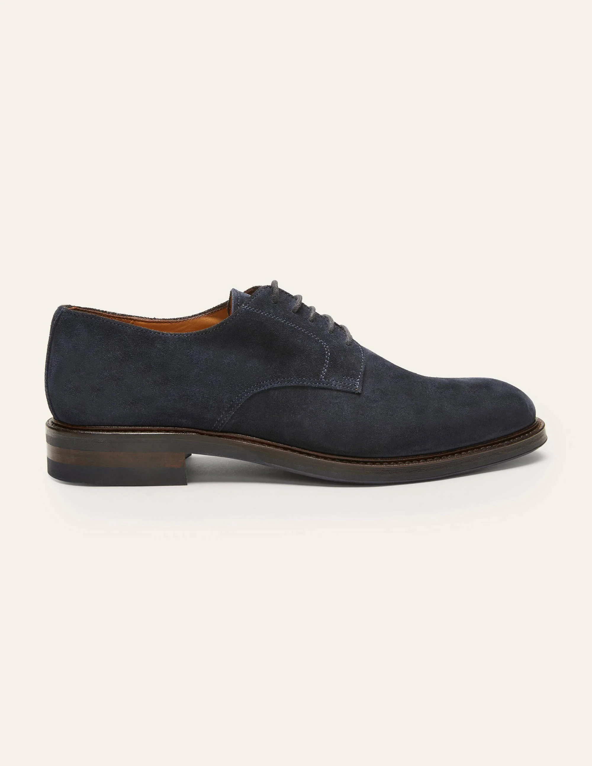 Corby Derby Shoes-Navy Suede