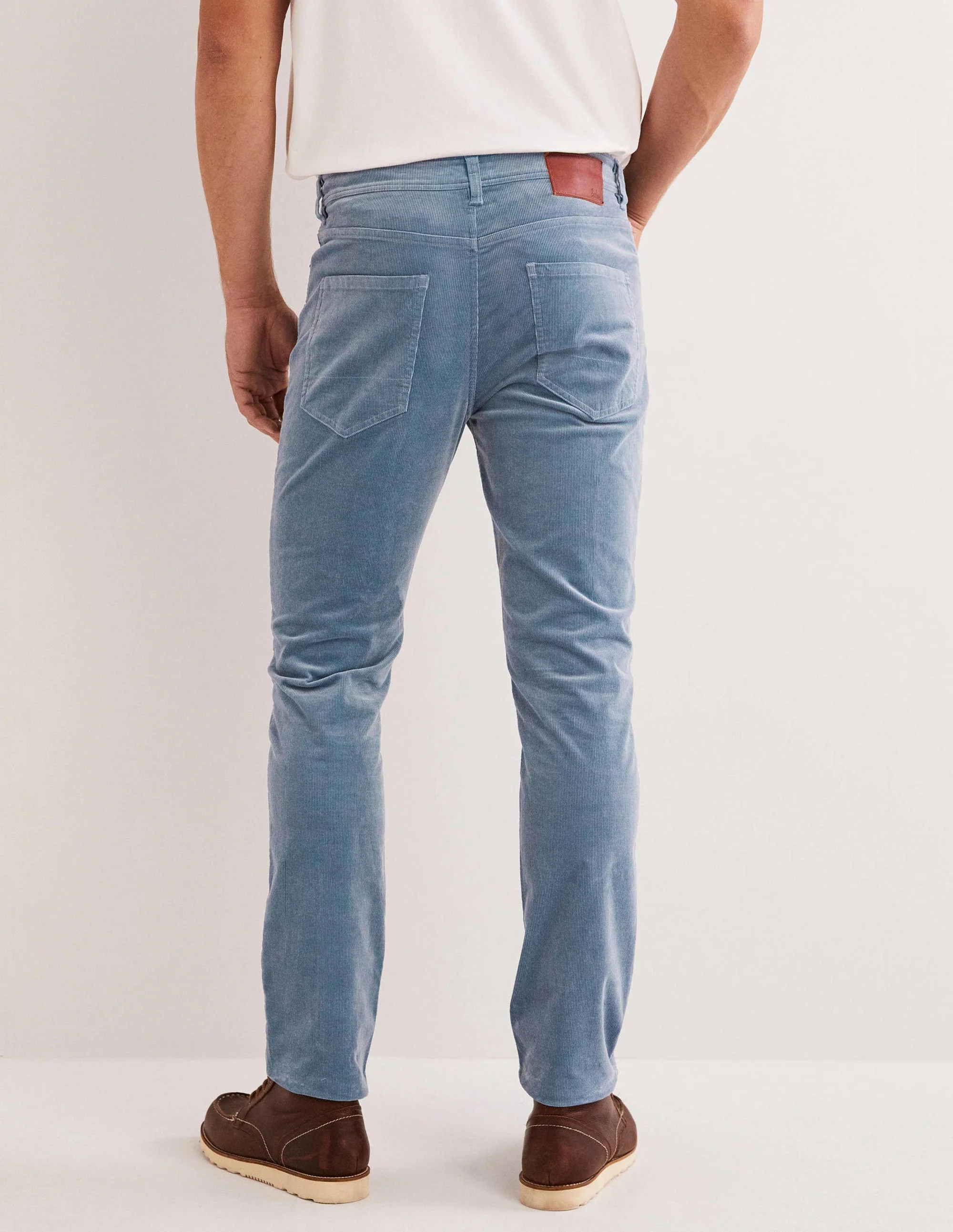 Cord Five Pocket Pants-Pale Blue - Image 3