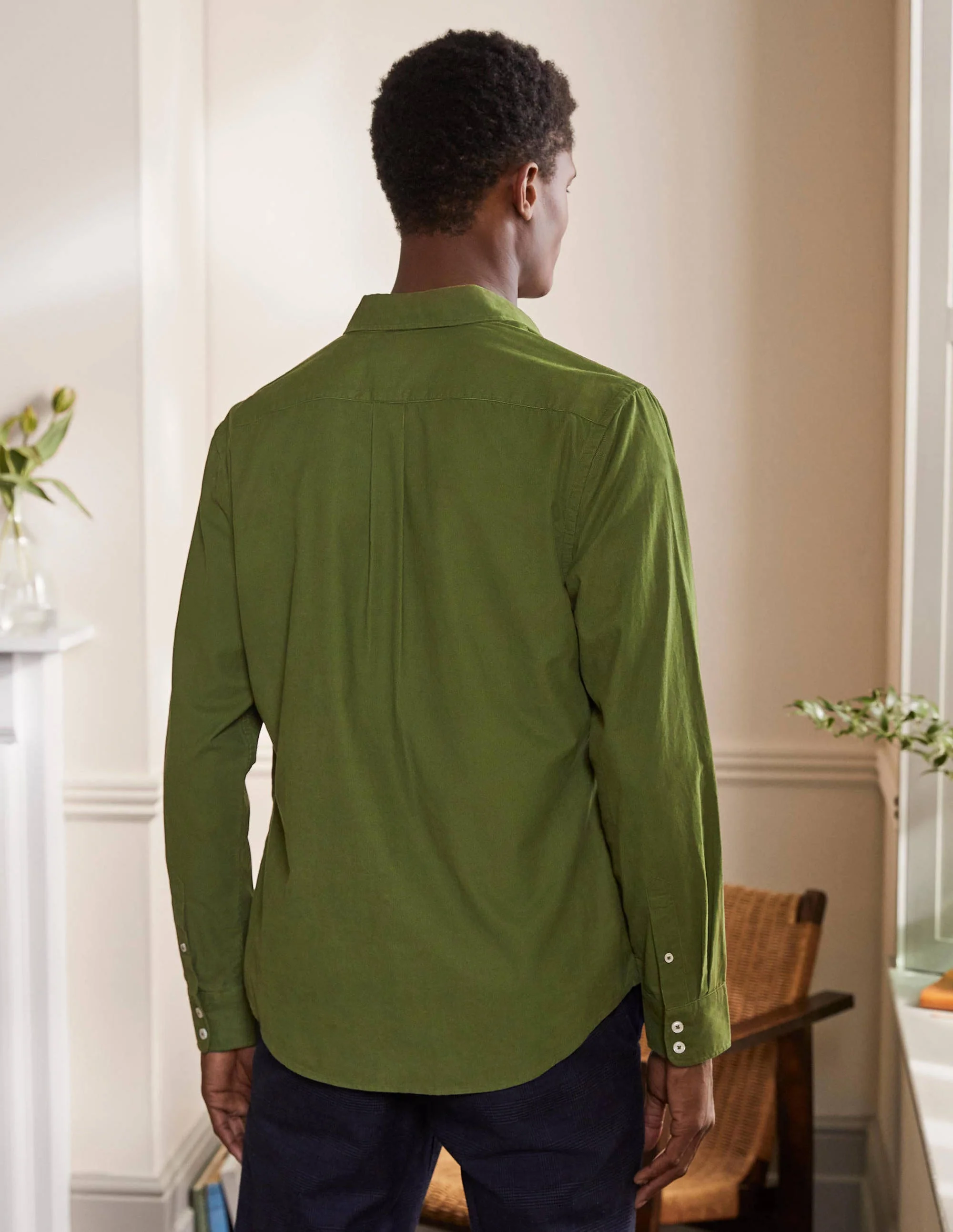 Cord Shirt-Grass Green - Image 3