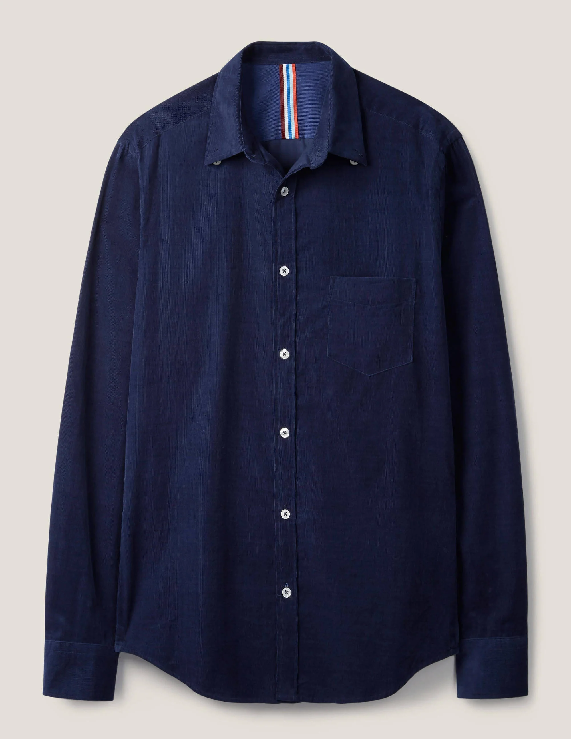 Cord Shirt-Light Navy - Image 5