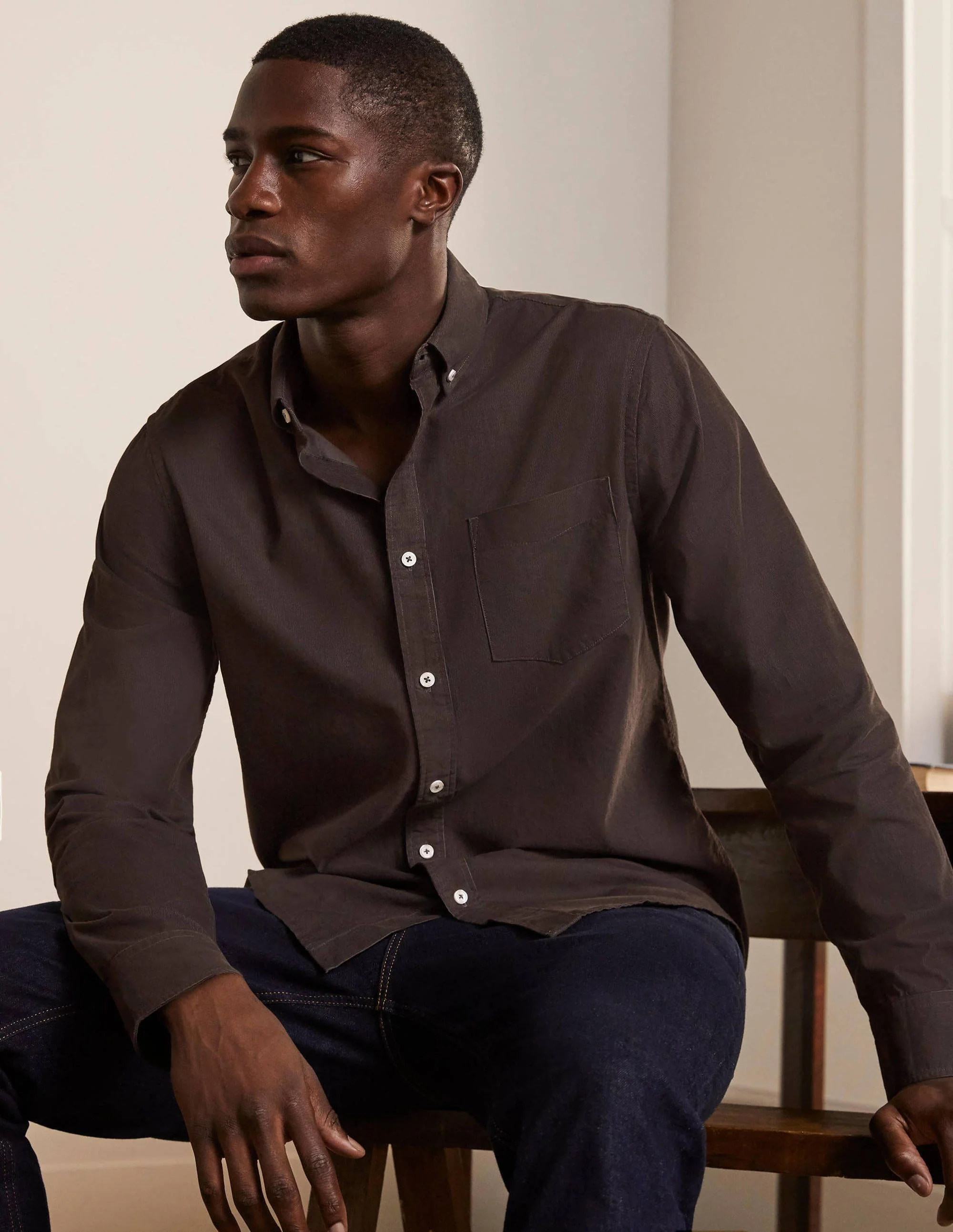 Cord Shirt-London Grey