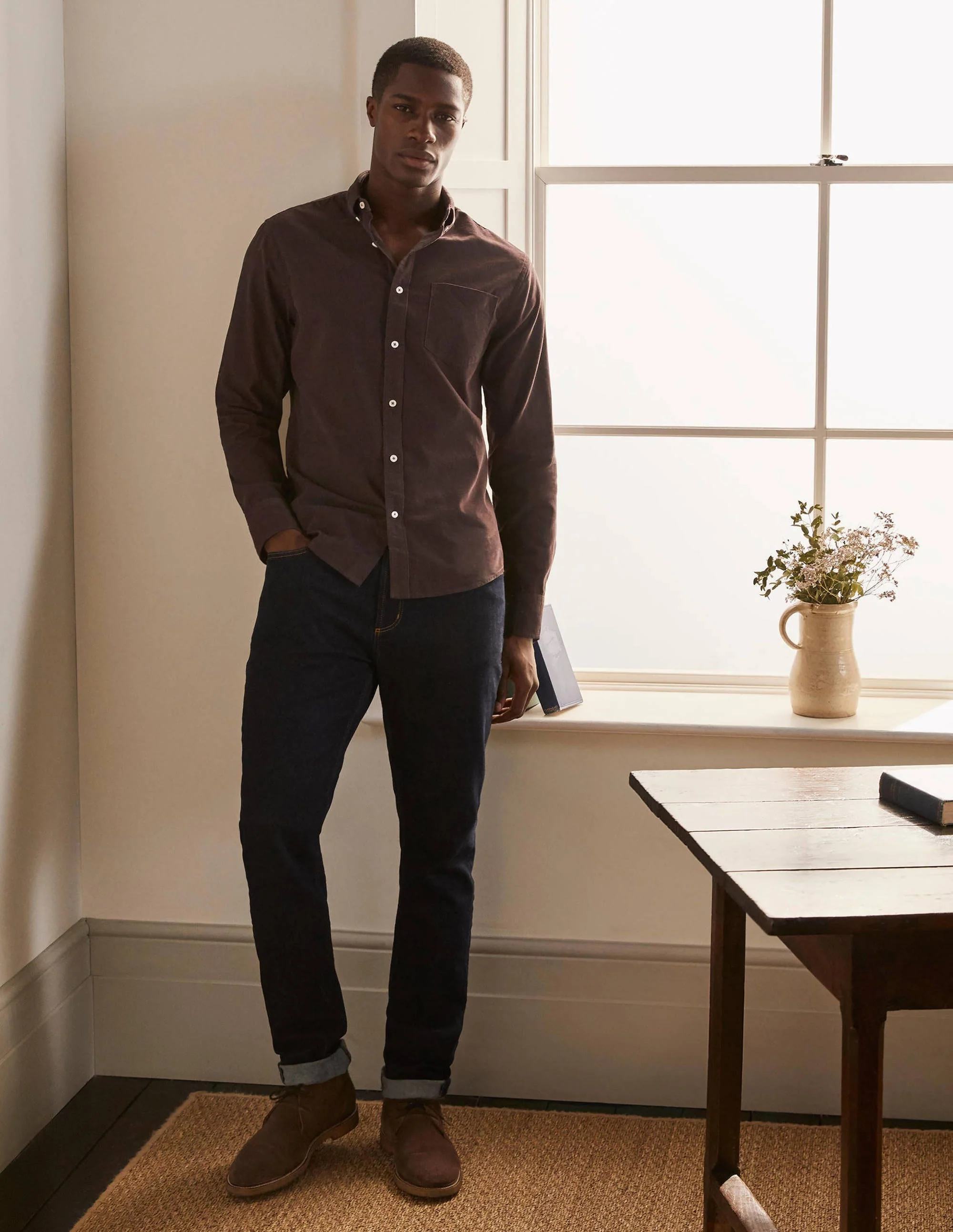 Cord Shirt-London Grey - Image 2