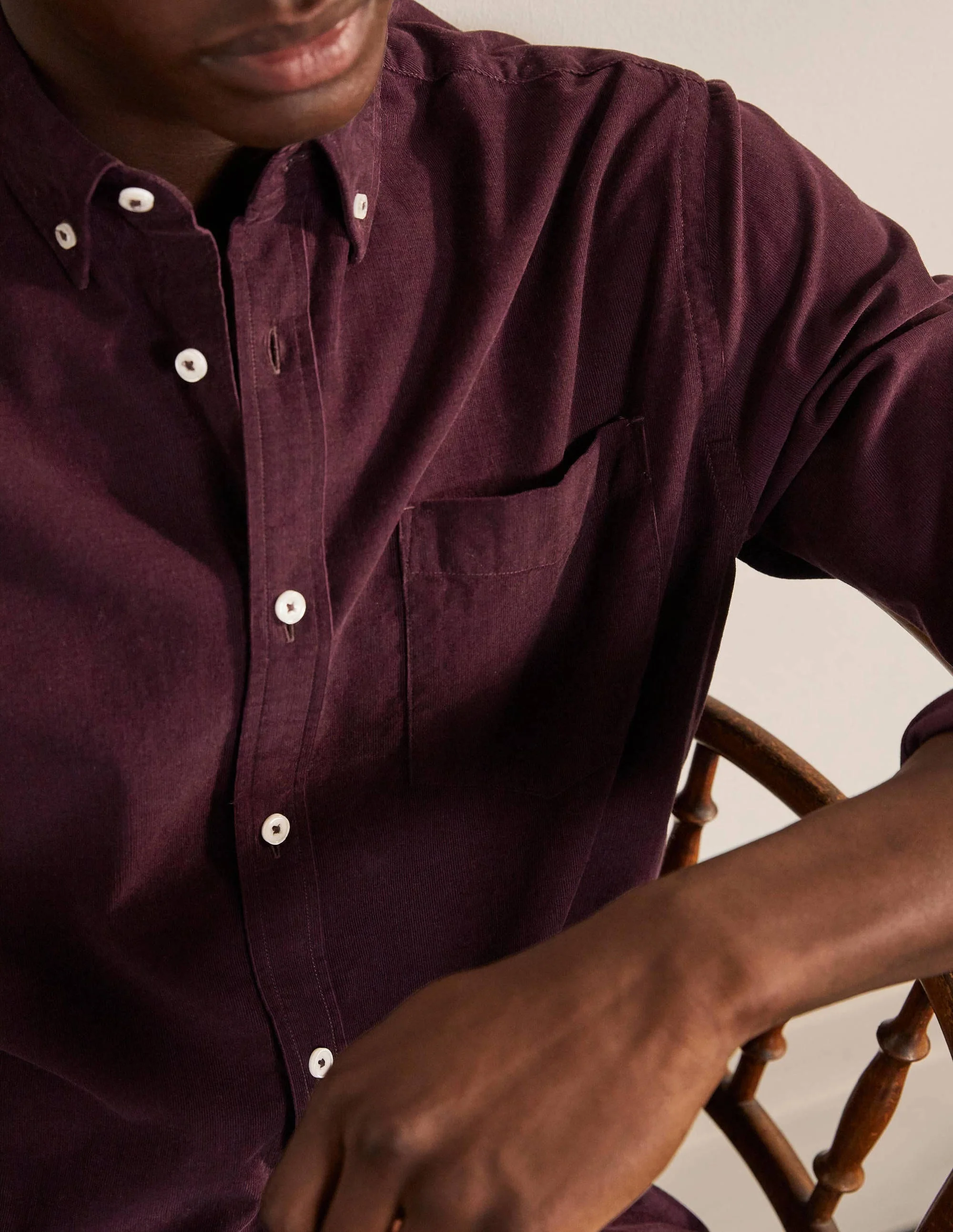 Cord Shirt-Plum Perfect - Image 4