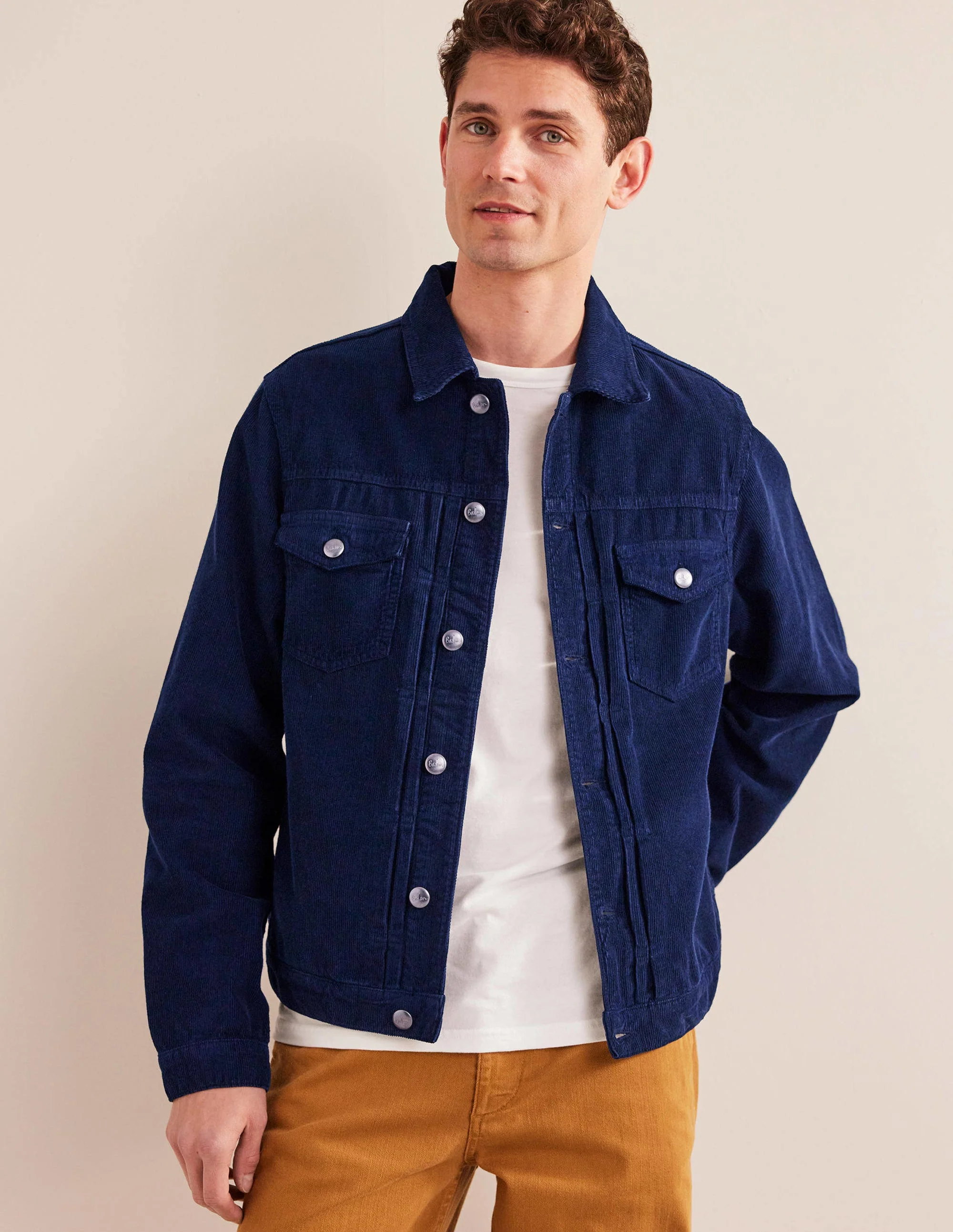 Cord Trucker-Navy Cord - Image 2