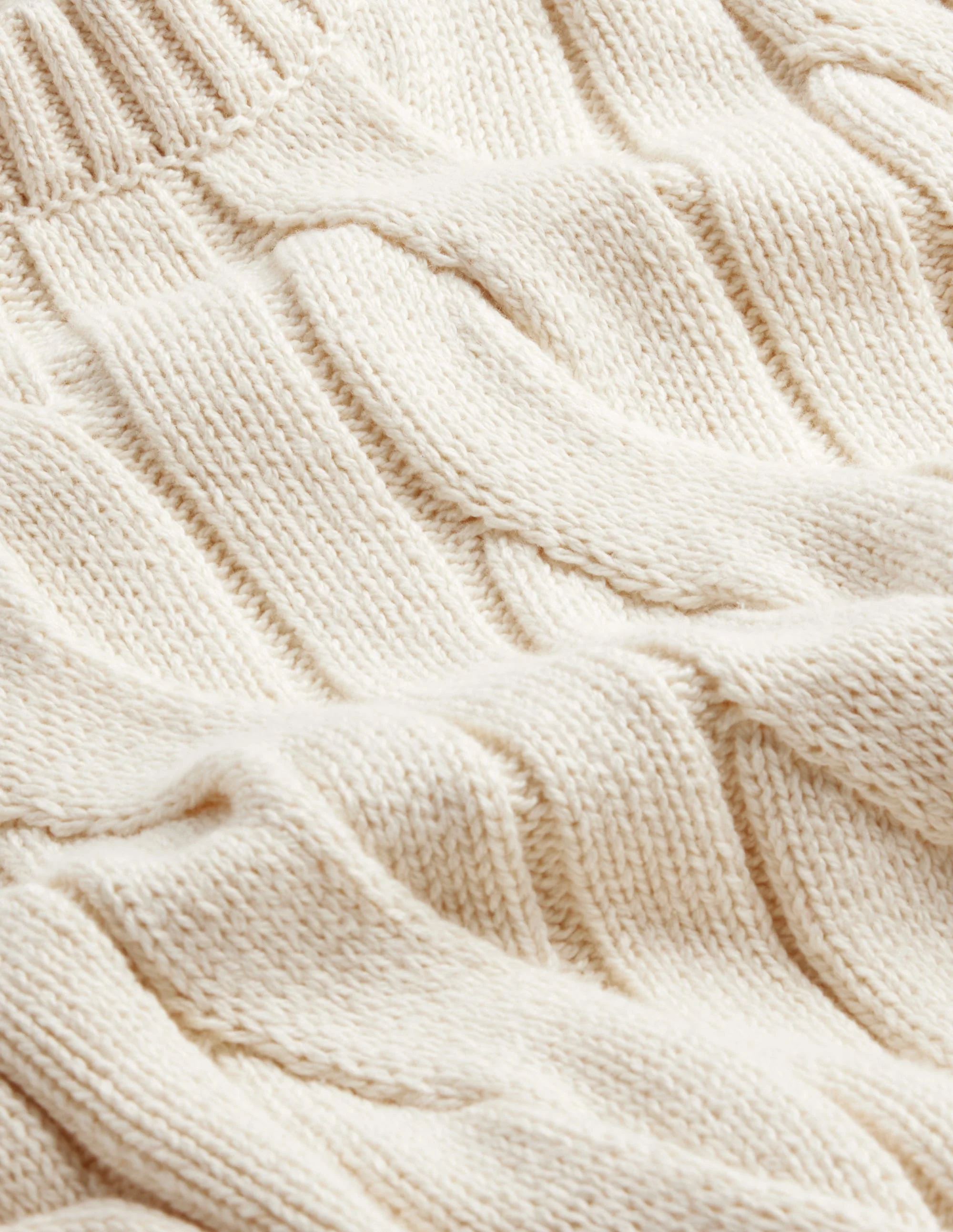 Cotton Cable Crew Neck-Pistachio Shell - Image 6