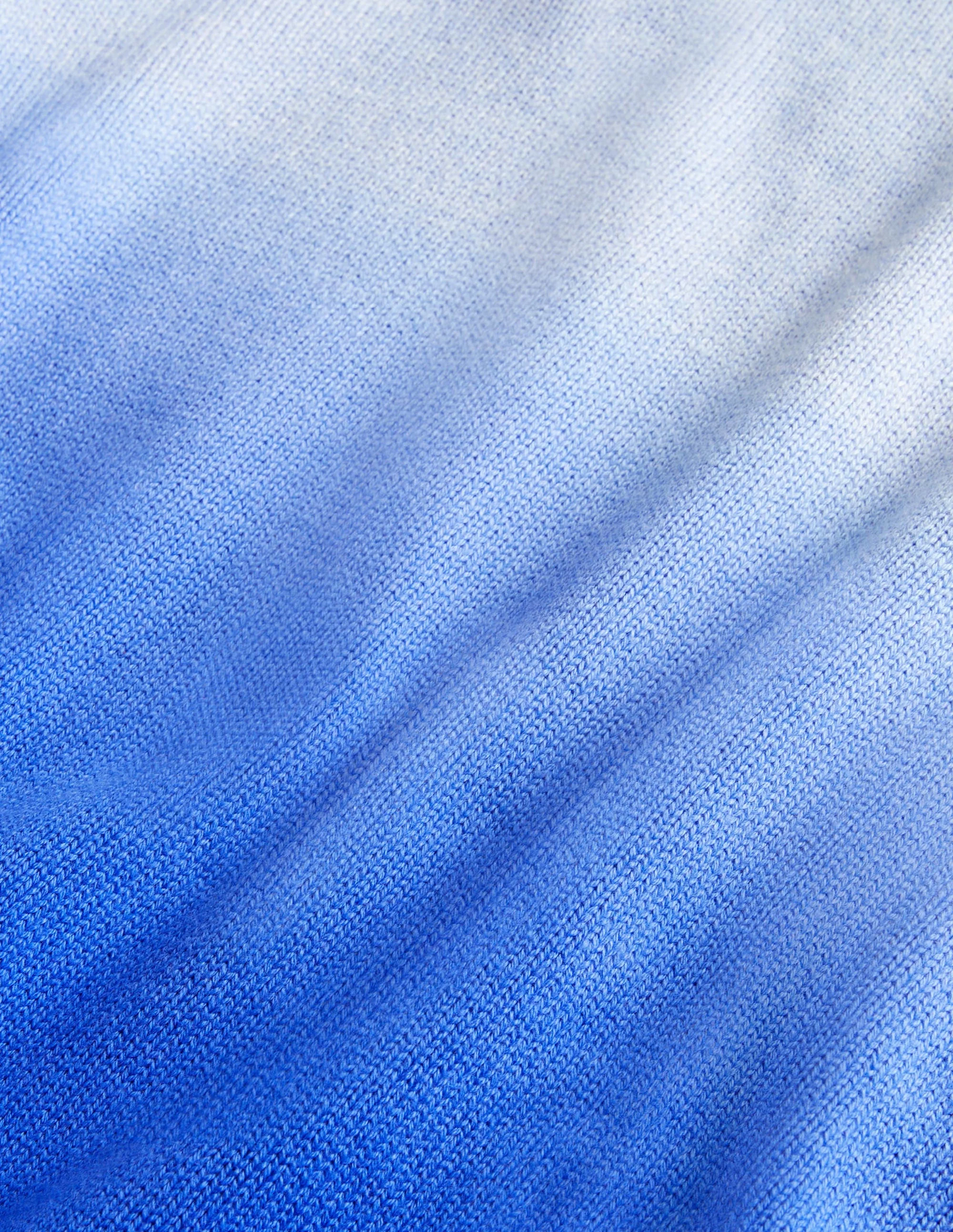 Cotton Crew Neck Sweater-Dip dye - Image 7
