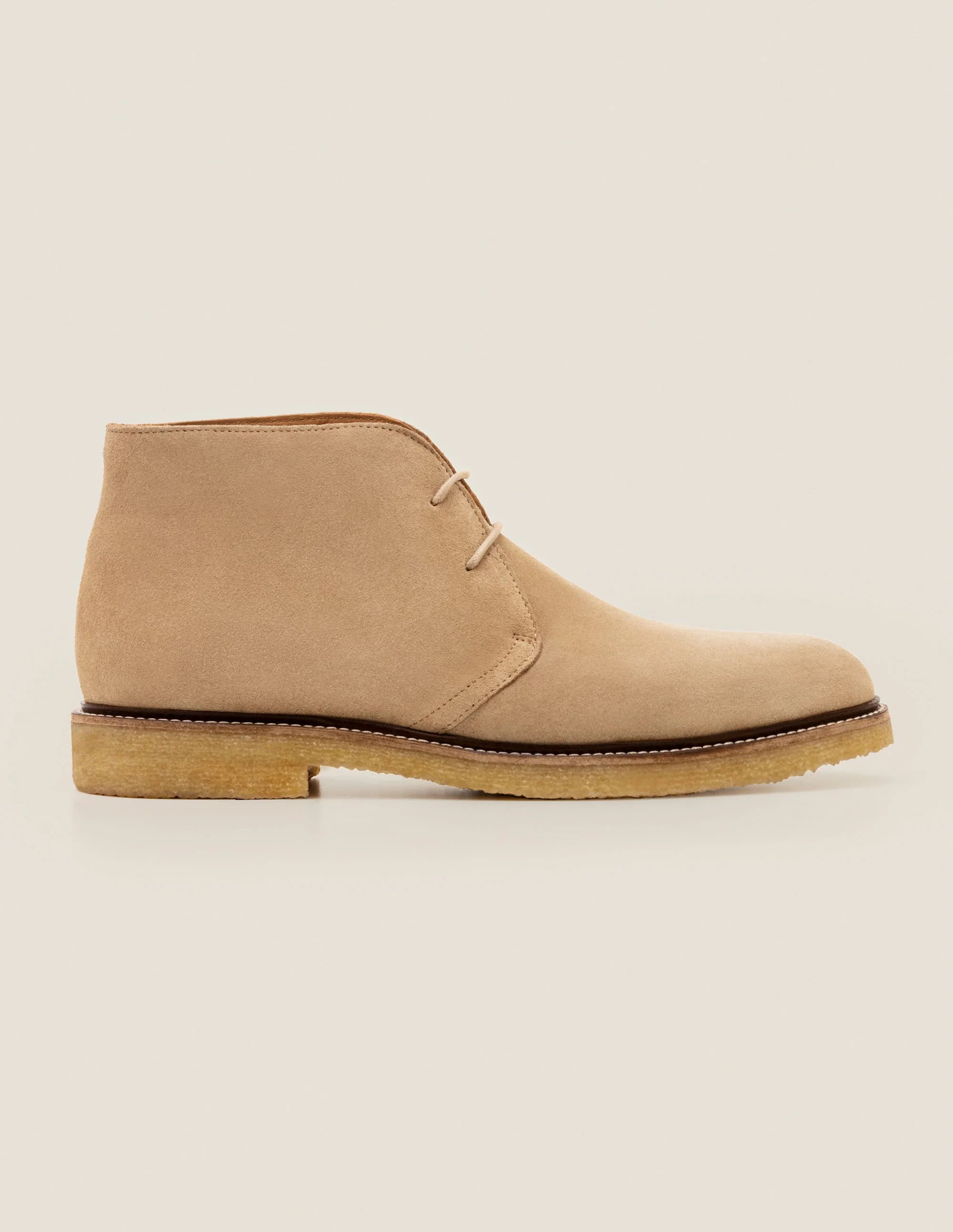 Desert Boots-Stone Suede