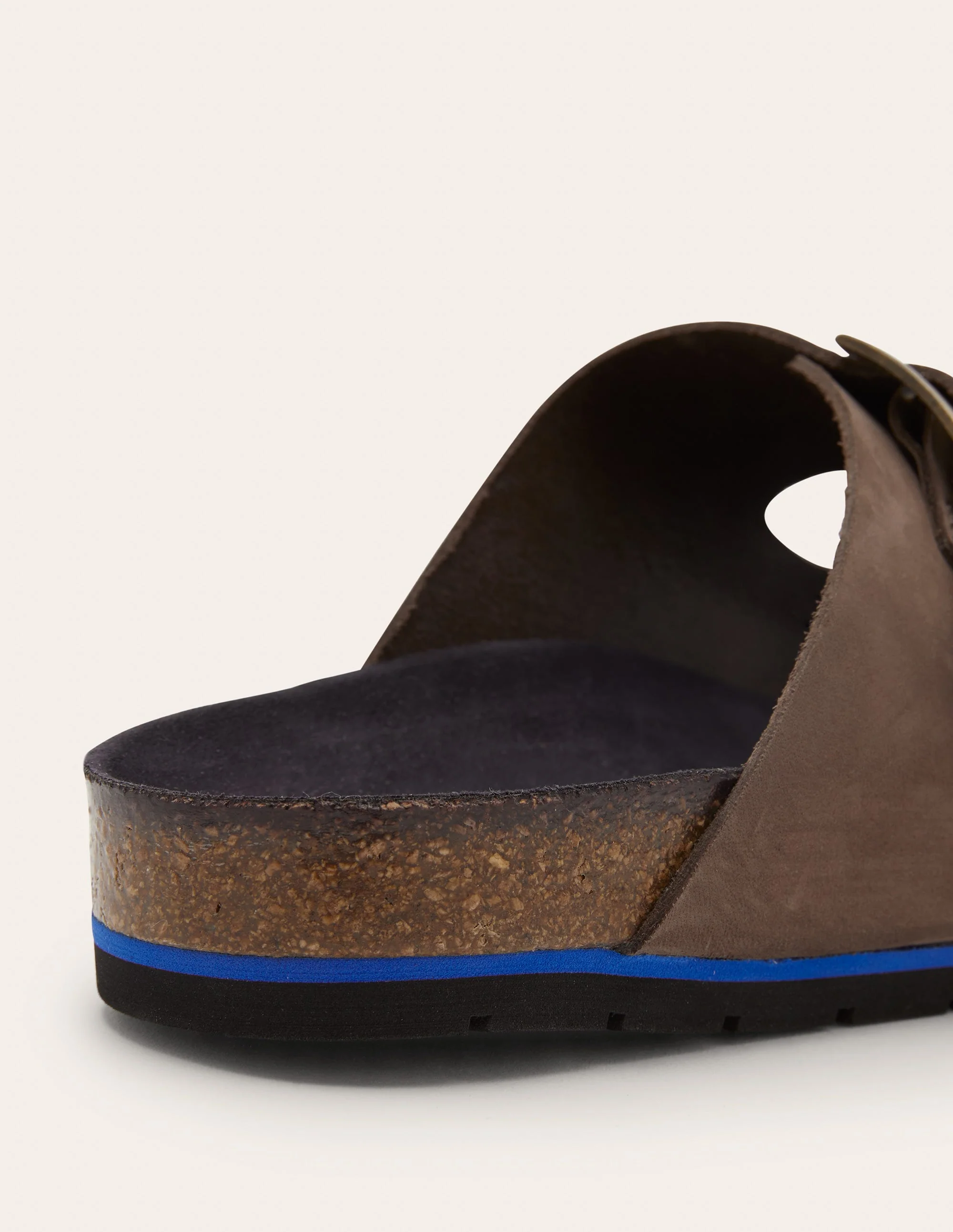 Double Strap Sandal-Brown - Image 3