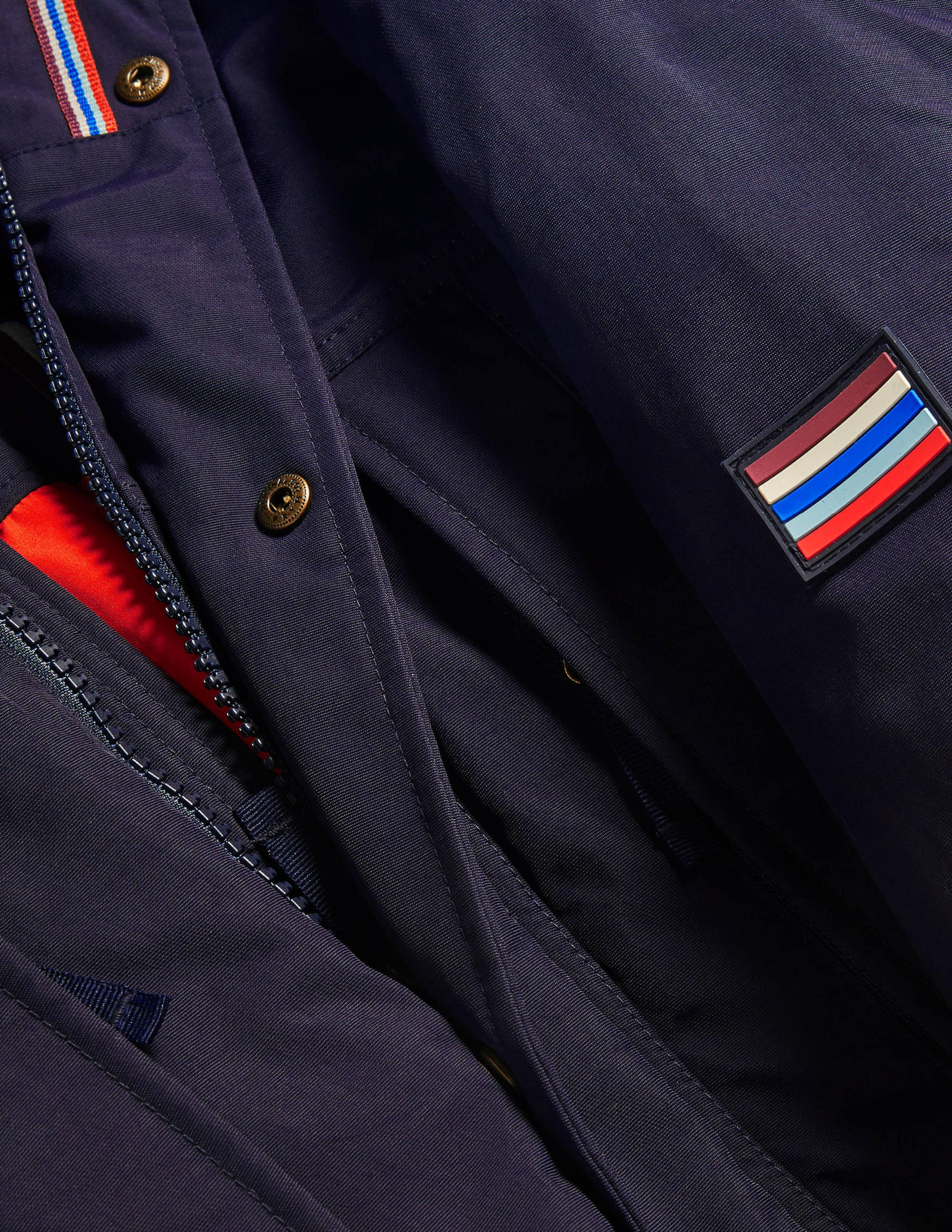 Edale Waterproof Parka-Navy - Image 7