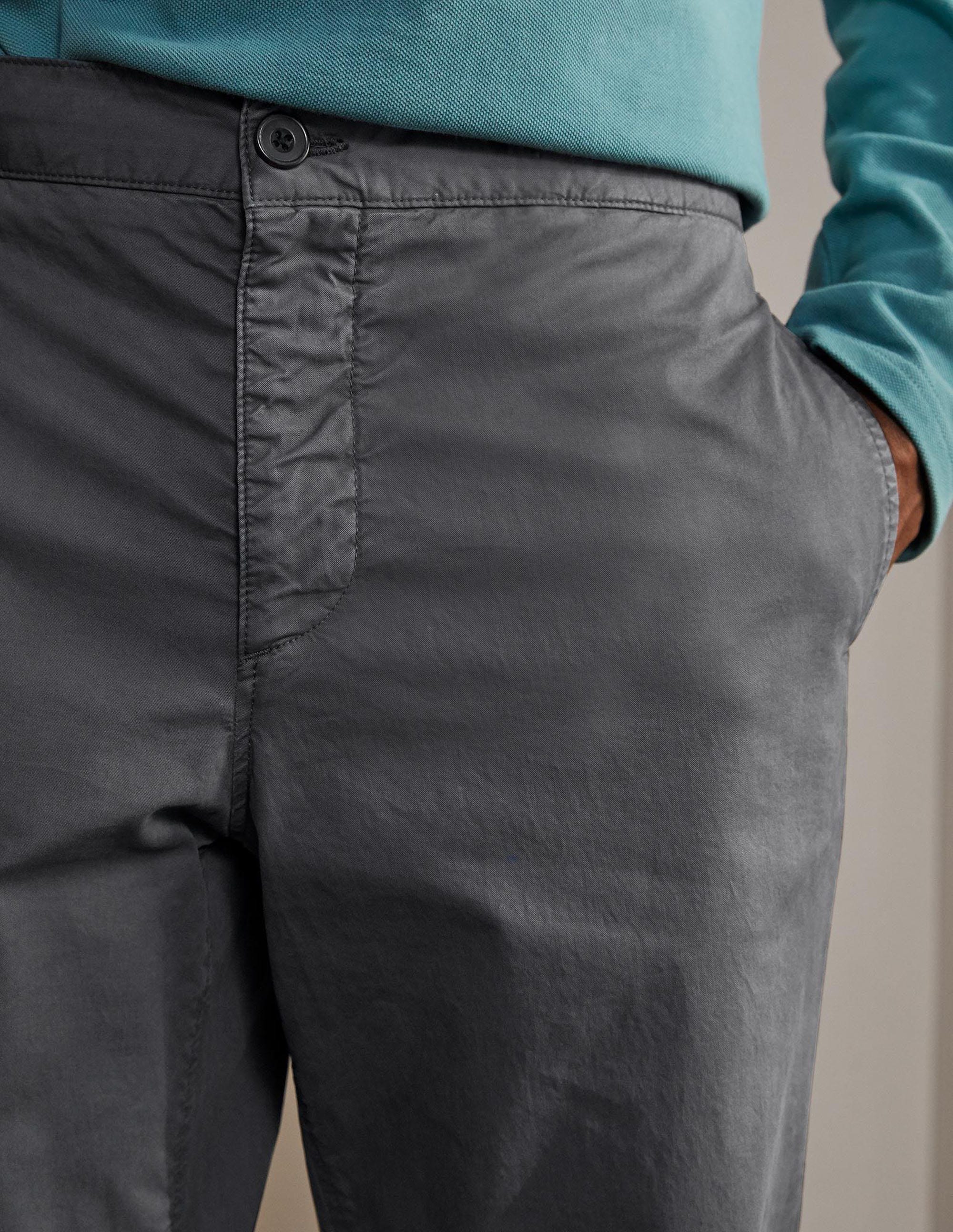 Elasticated Chino Pants-London Grey - Image 4